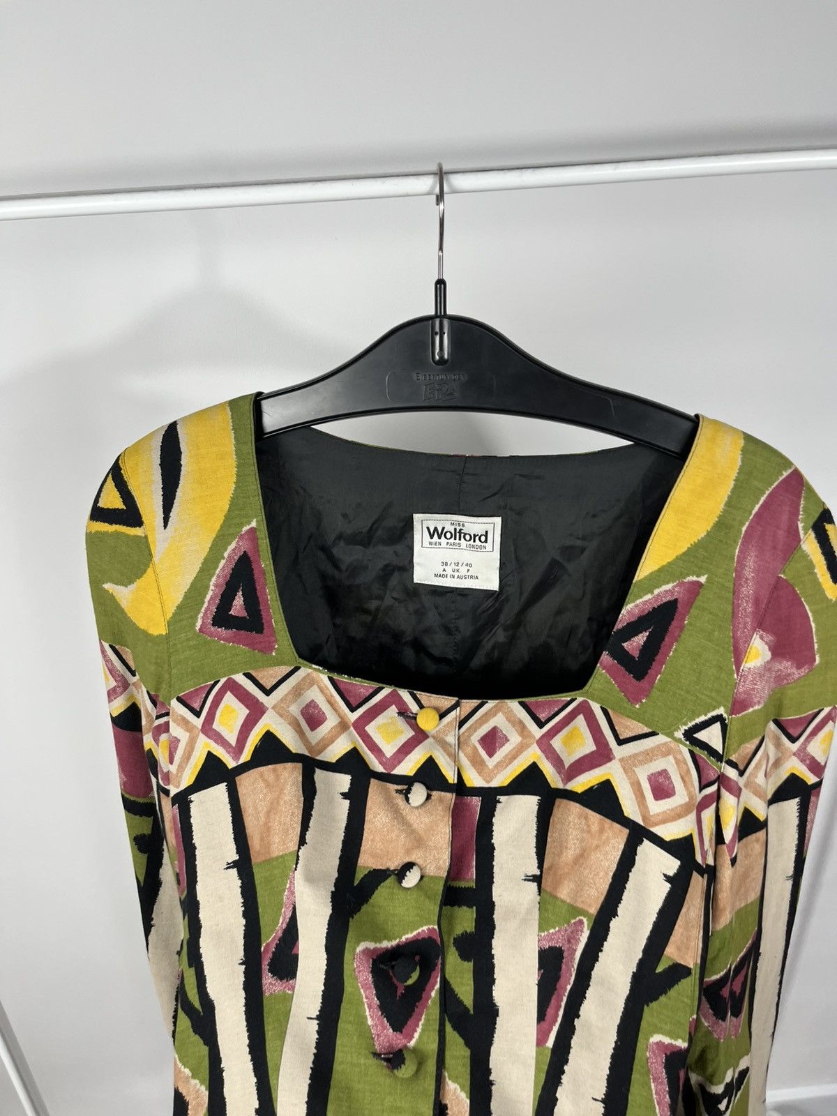Wolford Wolford Vintage Abstract Blouse UK 12 Made in Austria Size M / US 6-8 / IT 42-44 - 11 Thumbnail