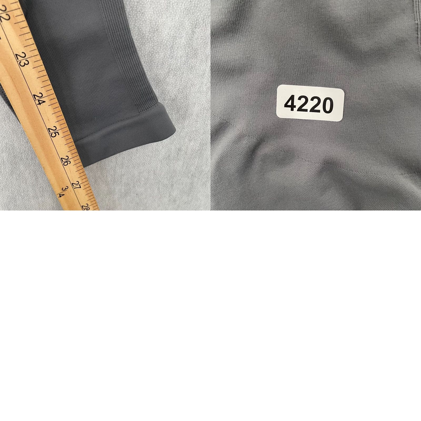 Lululemon VINTAGE Lululemon Leggings Women 6 Gray High Rise Stretch Activewear Ankle 26.5in Womens Size 28" / US 6 / IT 42 - 8 Thumbnail
