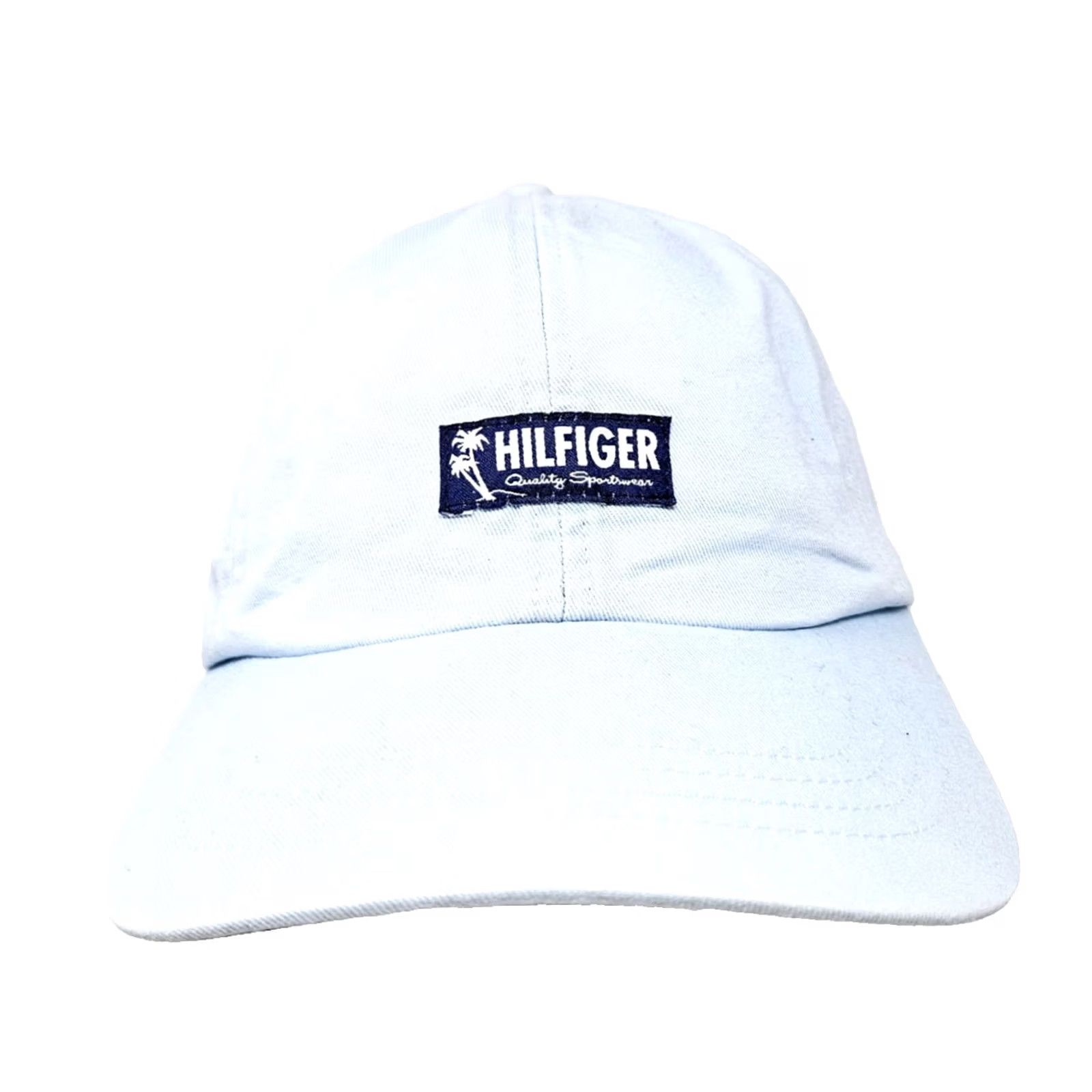 Tommy Hilfiger VINTAGE Tommy Hilfiger Hat One Size Blue Cap Strap Back Logo Spell Out Dad Preppy 90s Y2K Size ONE SIZE - 2 Thumbnail