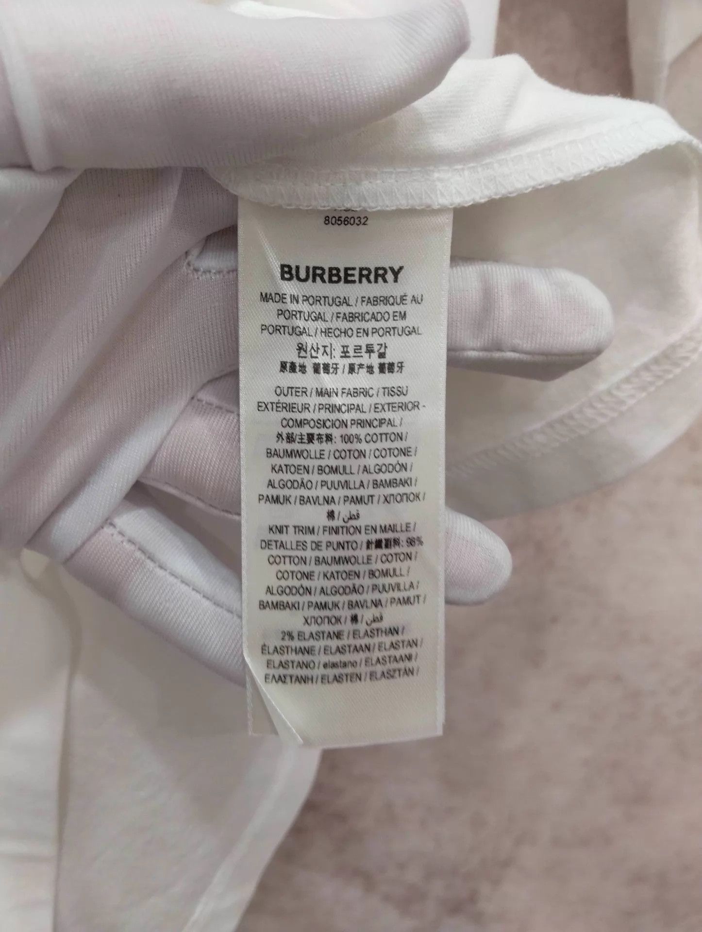 Burberry Burberry 3D Logo Embroidery Short Sleeve T-Shirt S Size S / US 4 / IT 40 - 6 Thumbnail