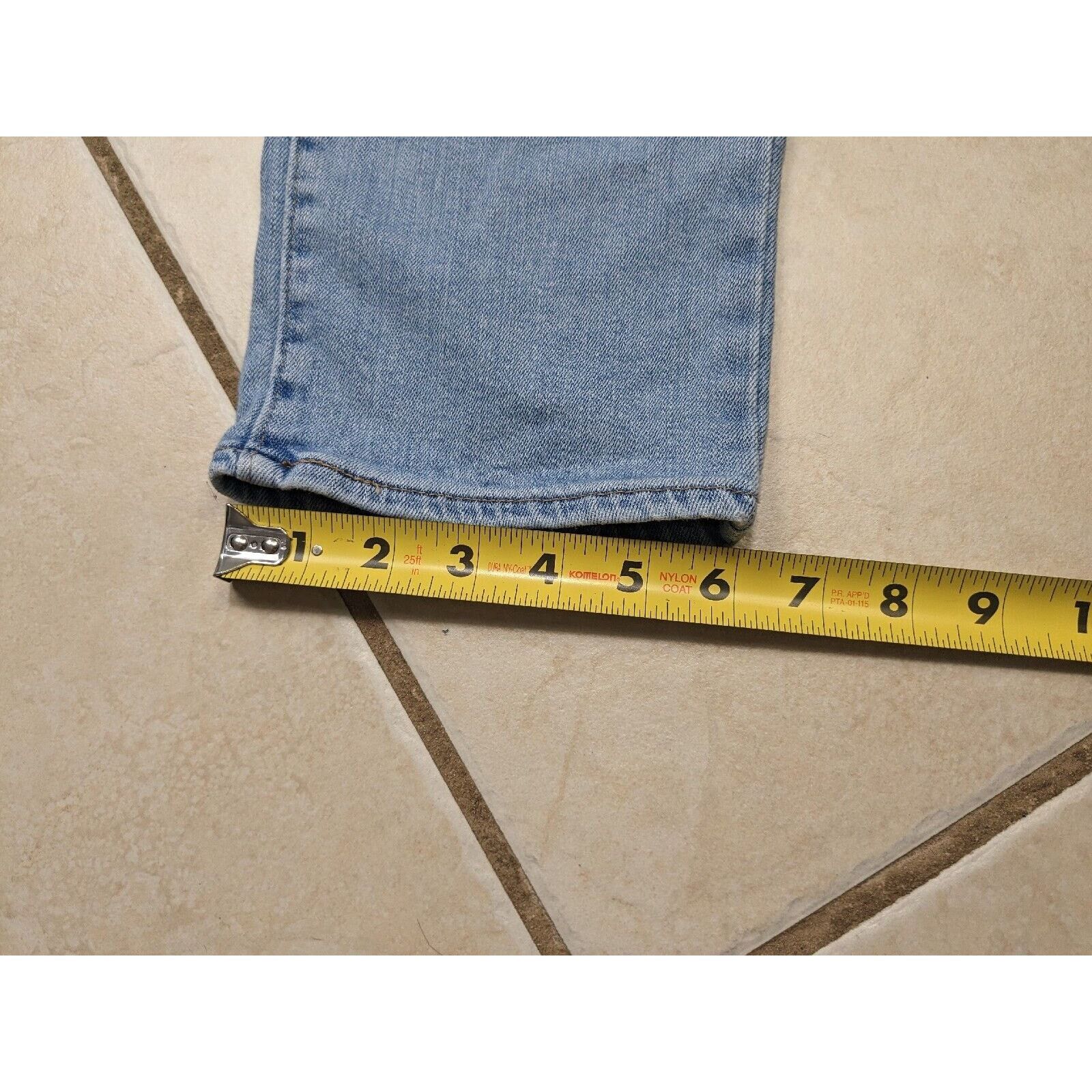 Levi's Levi's Pants Womens 31 Blue 724 High Rise Straight Crop Size 31" - 9 Thumbnail