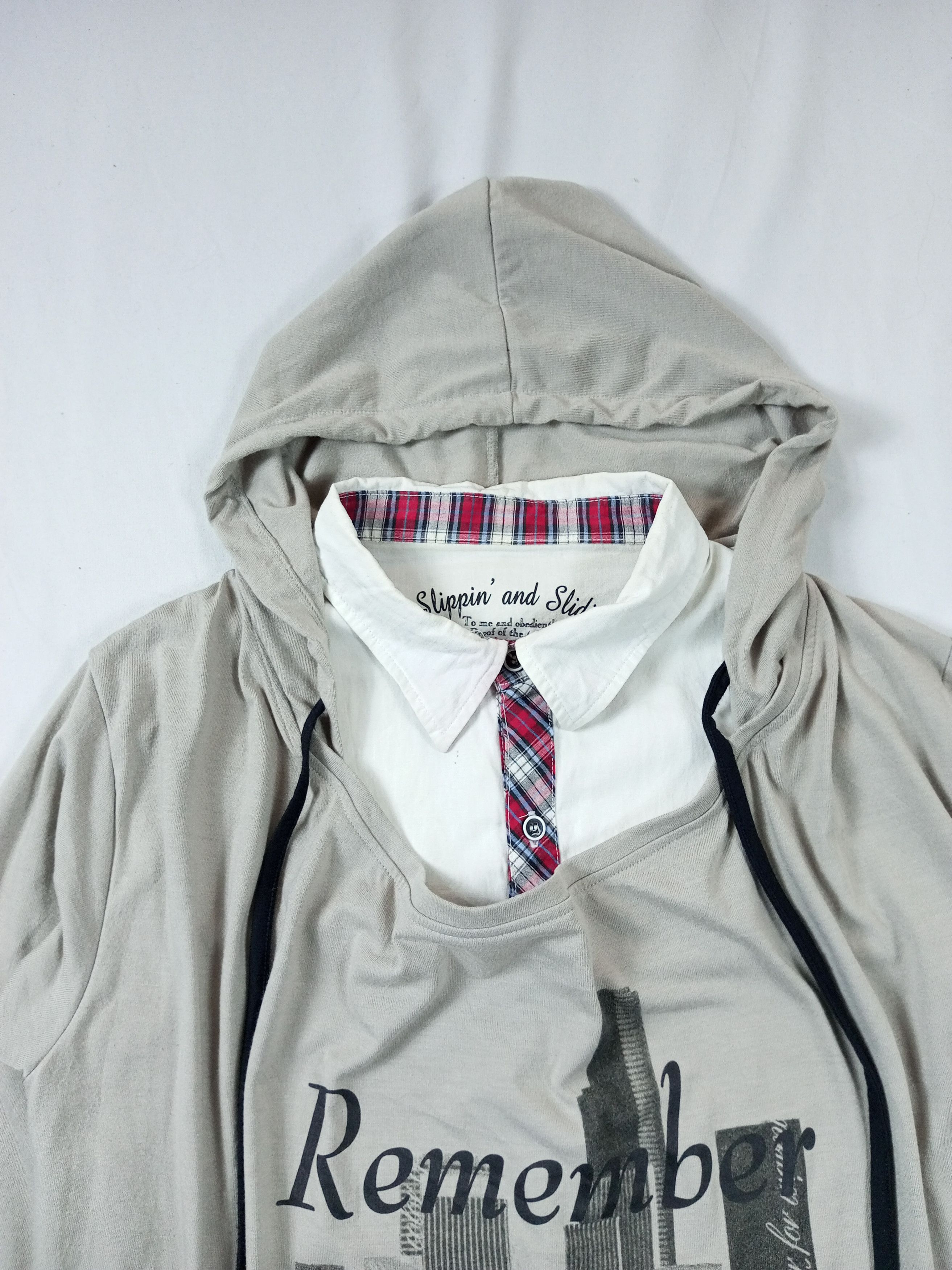 Japanese Brand japanese double layer Long Sleeve button shirt Size US L / EU 52-54 / 3 - 7 Thumbnail