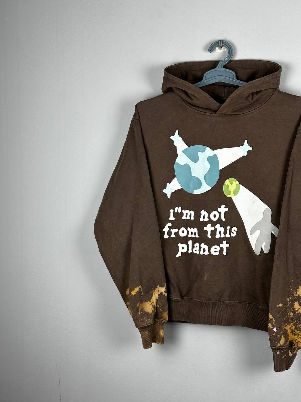 Broken Planet Broken Planet Hoodie “Not From This Planet” Brown Size M Size US M / EU 48-50 / 2 - 2 Thumbnail