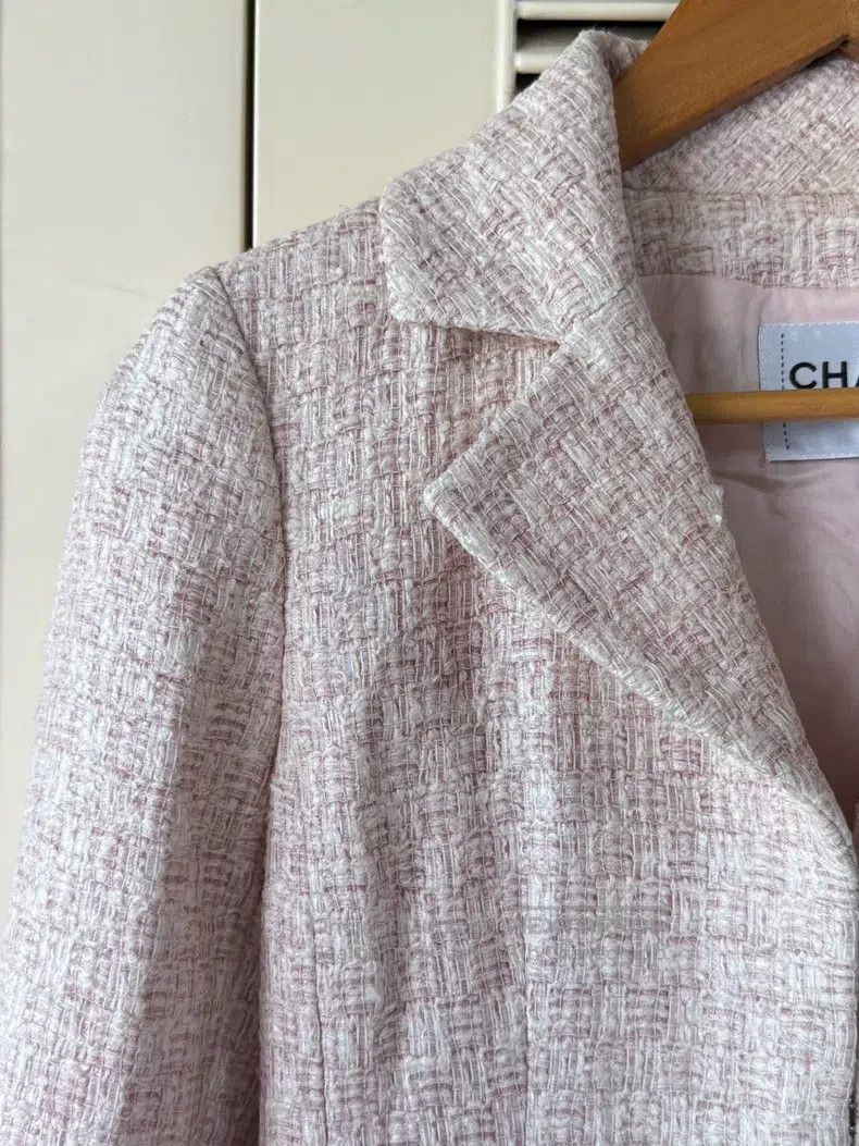 Chanel Chanel Pink knitted suit jacket Size XS / US 0-2 / IT 36-38 - 4 Thumbnail