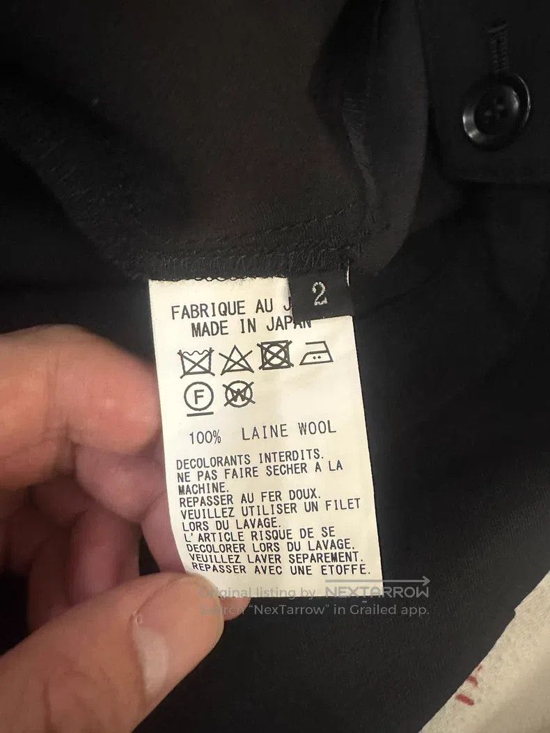 Yohji Yamamoto Yohji Yamamoto size 2 Black wool culottes pants Size US 28 / EU 44 - 4 Thumbnail