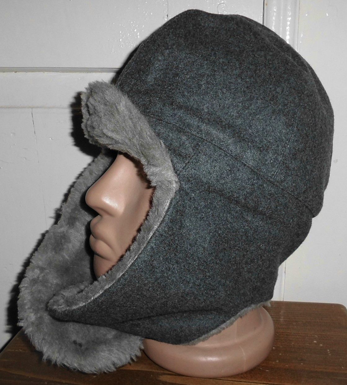 Vintage Vintage Swiss Army ushanka hat "Schneemütze-57" Size ONE SIZE - 3 Thumbnail