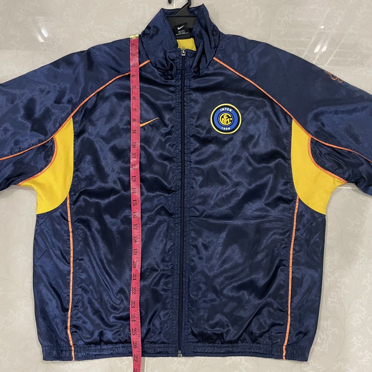 Nike Vintage 90's Nike Internazionale Inter Football Jacket Size US L / EU 52-54 / 3 - 11 Thumbnail