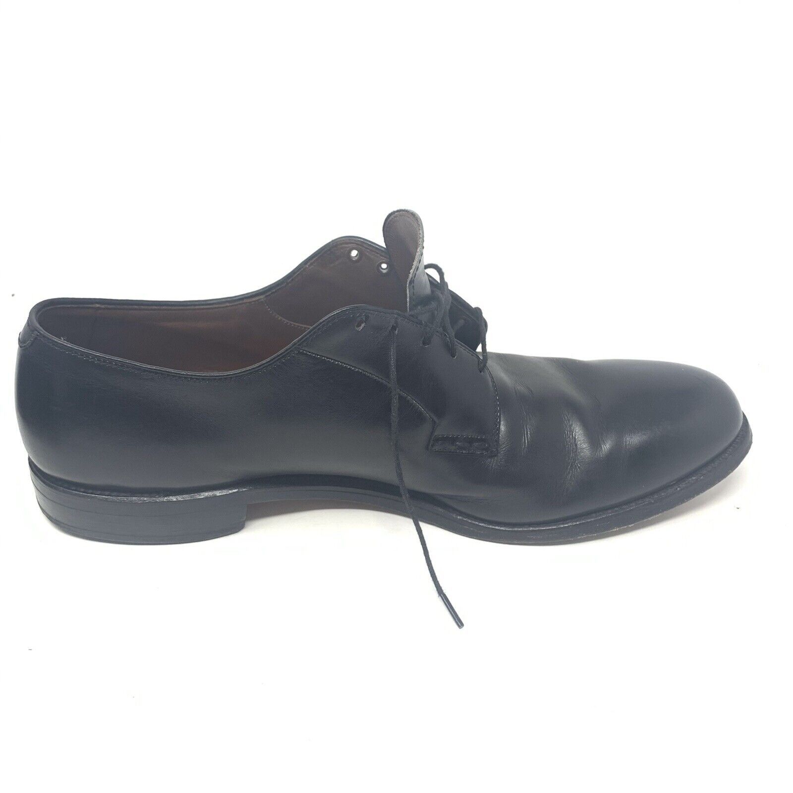 Allen Edmonds Allen Edmonds Bristol Plain Toe Blucher Leather Black 13 AA Size US 13 / EU 46 - 4 Thumbnail