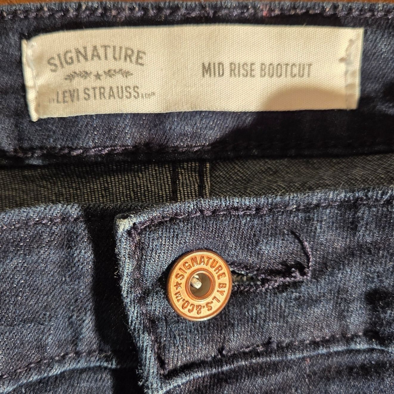 Levi's Signature Levi Strauss Blue Denim Bootcut Jeans 34/32 Size 34" / US 12 / IT 48 - 5 Thumbnail