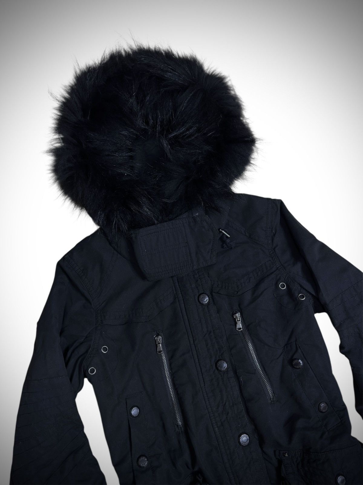 If Six Was Nine 2000’s “Heaven & Earth” - Fur Racoon Ifsix Lgb Style Jacket Size US M / EU 48-50 / 2 - 3 Thumbnail