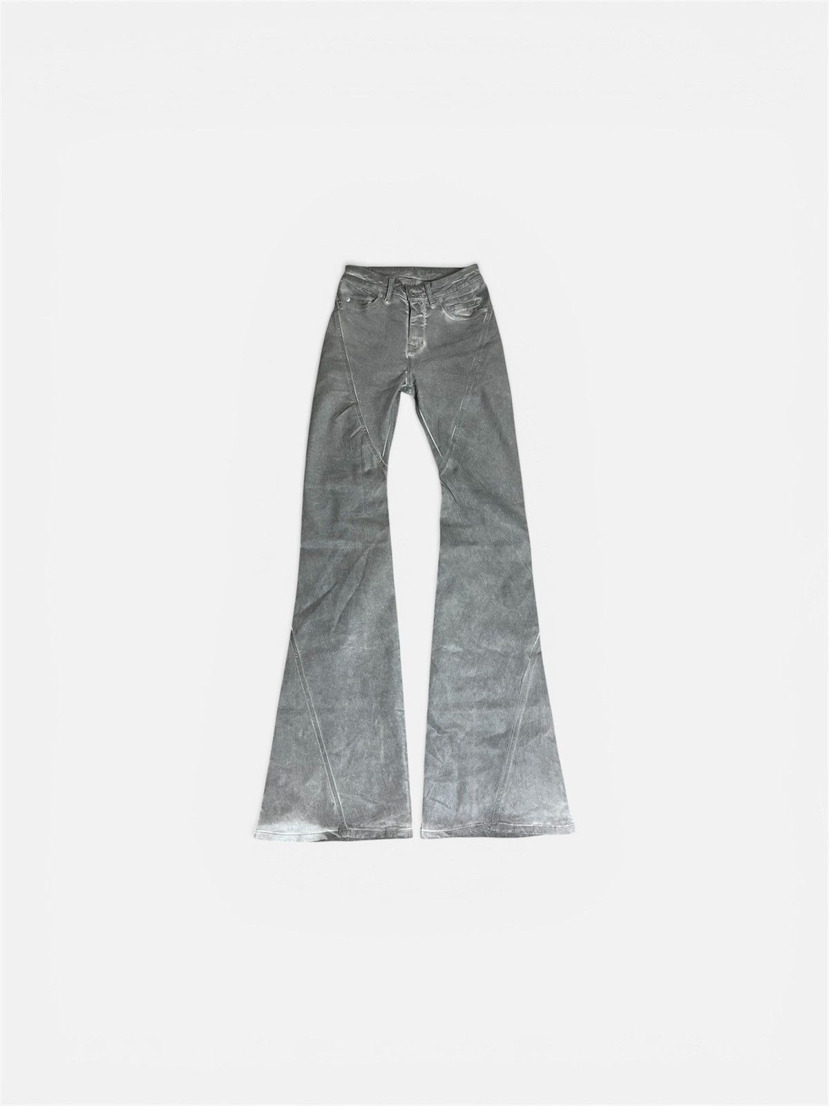 Rick Owens Drkshdw 2024 Rick Owens Waxed Bias Spiral Denim Size US 28 / EU 44 - 1 Thumbnail