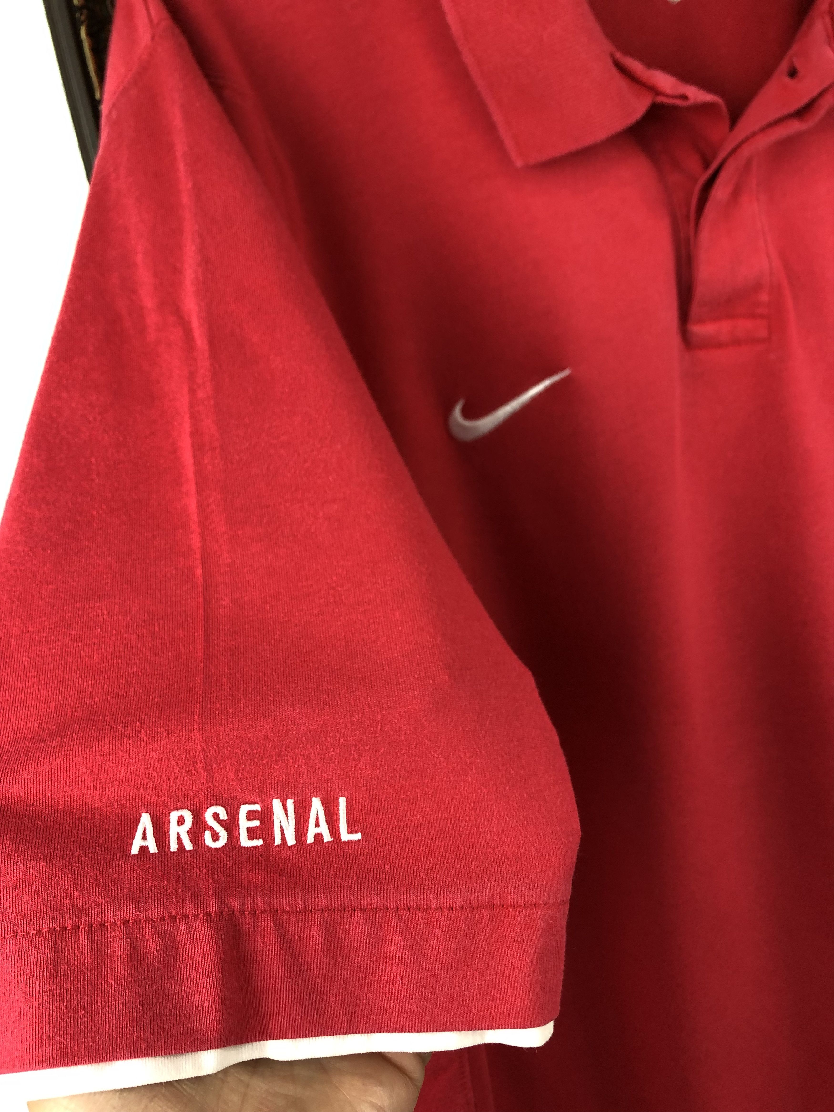 Nike Vintage Arsenal Football Shirt Polo Soccer Jersey Rare Size US XXL / EU 58 / 5 - 6 Thumbnail