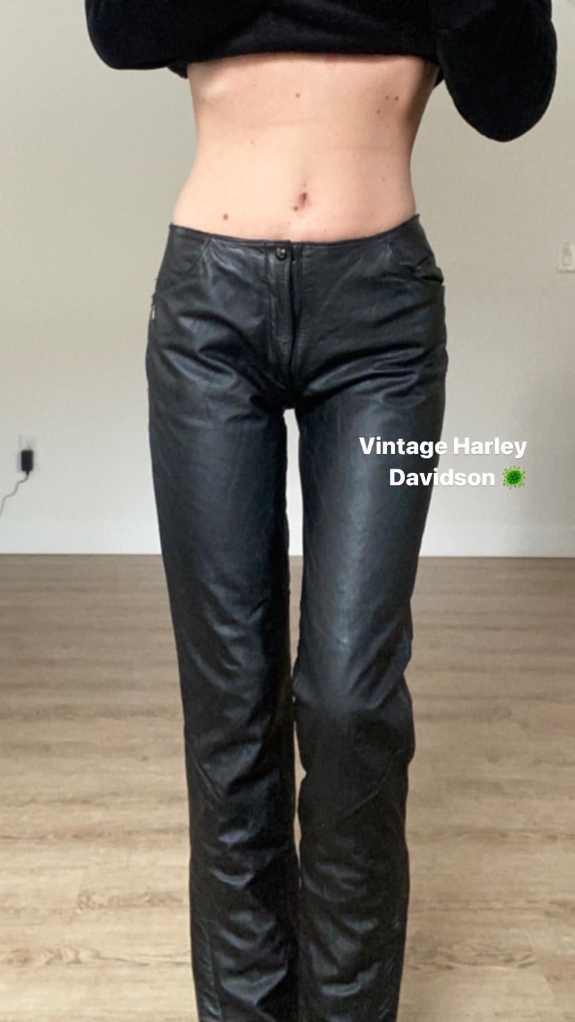 image of Leather Pants Wonderful Features, Women's (Size 26)