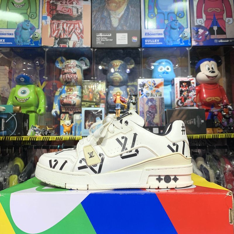 Louis Vuitton Louis Vuitton Trainer Low-Top Fashion Sneakers -2508 Size US 5.5 / EU 38 - 6 Thumbnail