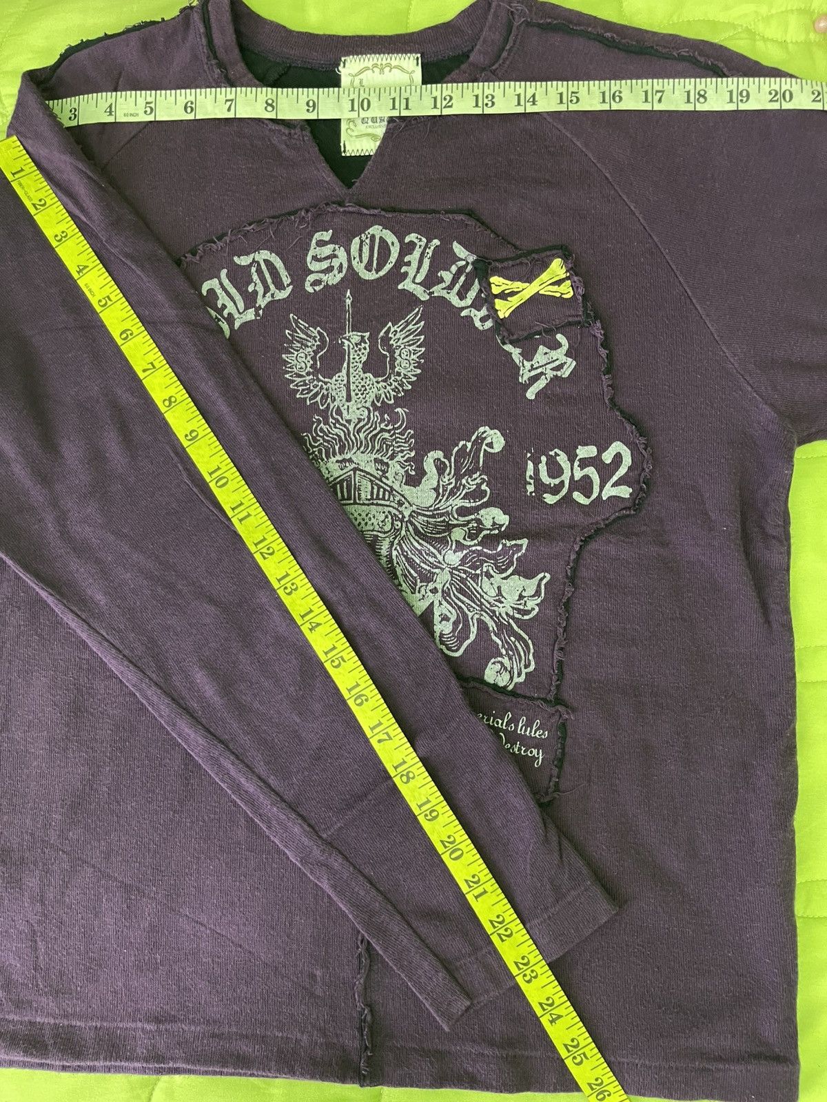 Japanese Brand Vintage Quash Wild Soldiers Punk Design Sweatshirt Size US L / EU 52-54 / 3 - 12 Thumbnail