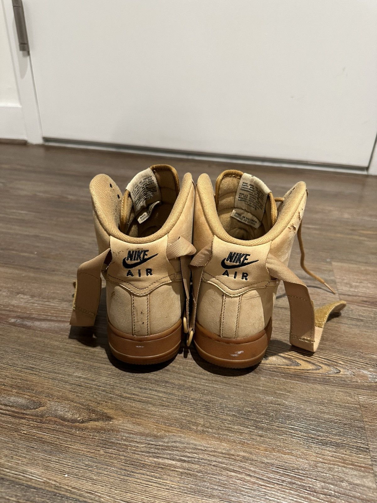 Nike Nike Air Force 1 High '07 LV8 WB Flax 2016 Size US 9 / EU 42 - 3 Thumbnail