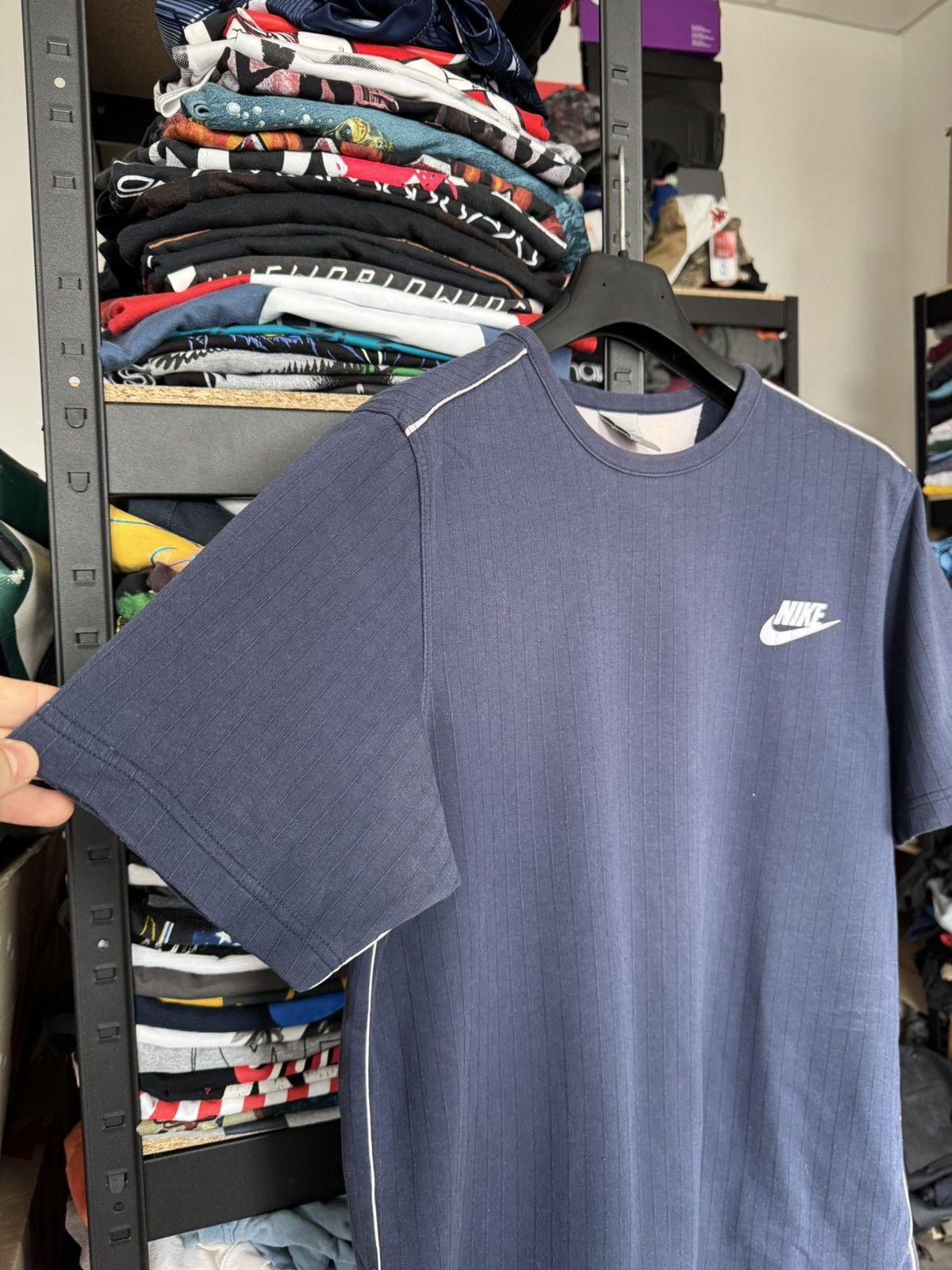 Nike × Vintage Vintage 00s Nike streetwear tee Size US M / EU 48-50 / 2 - 8 Thumbnail