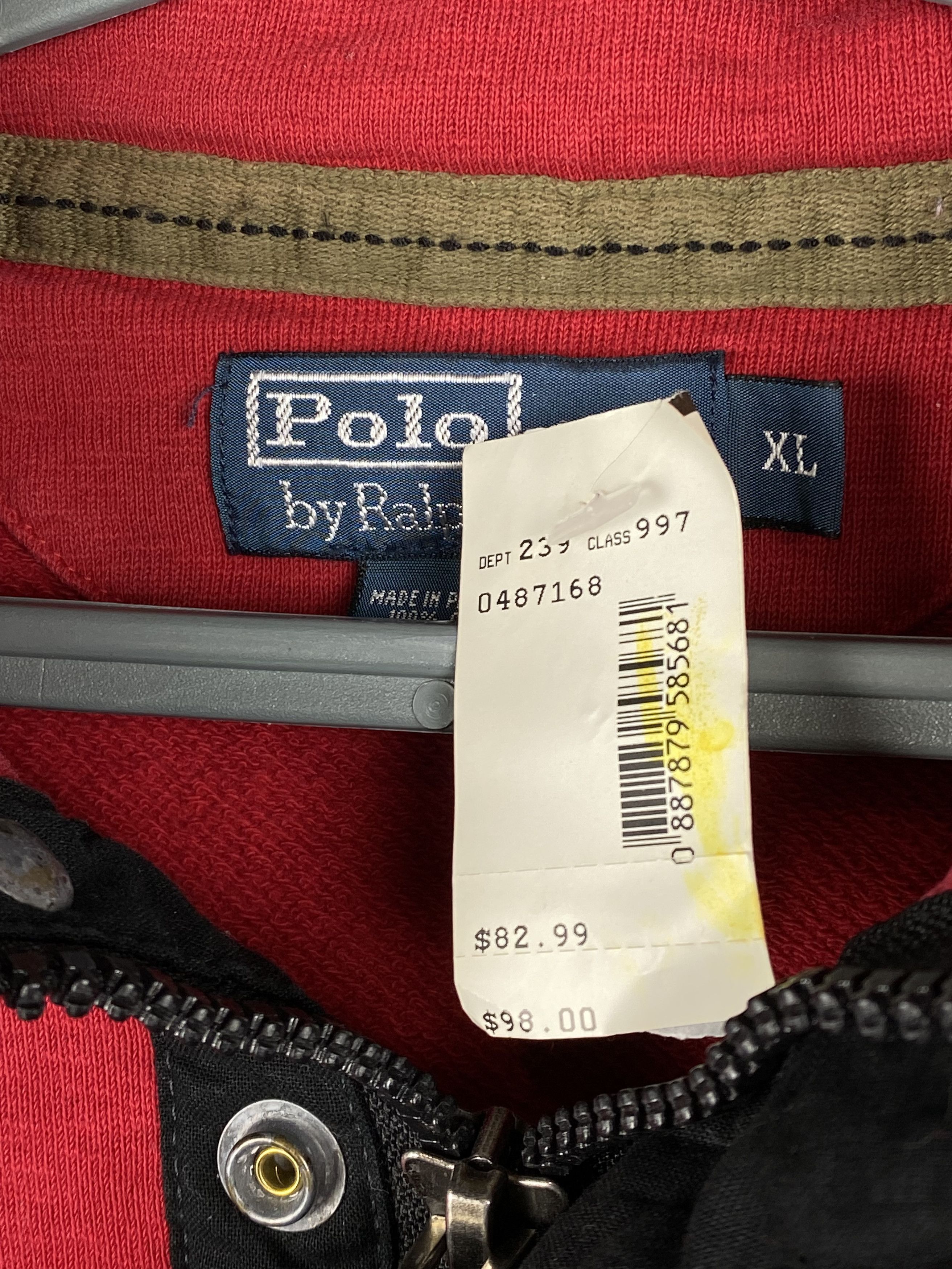 Polo Ralph Lauren × Ralph Lauren Sport Polo Ralph Lauren Half Zip Pullover Sweatshirt NEW Size US XL / EU 56 / 4 - 6 Thumbnail