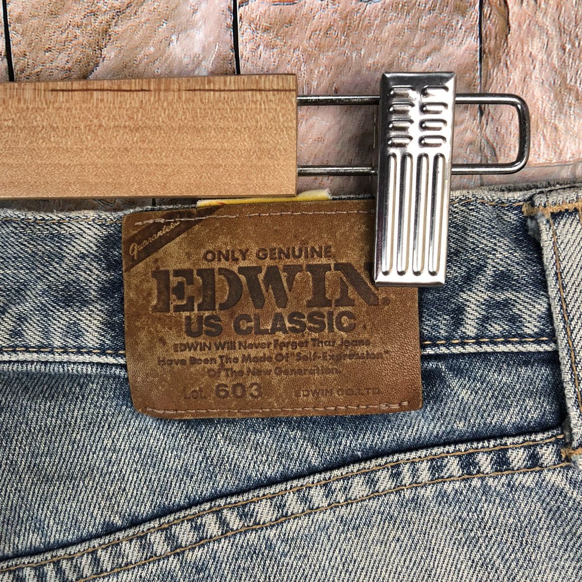 Edwin Vintage Edwin Blue Denim Pants #7575 Size US 29 - 20 Thumbnail
