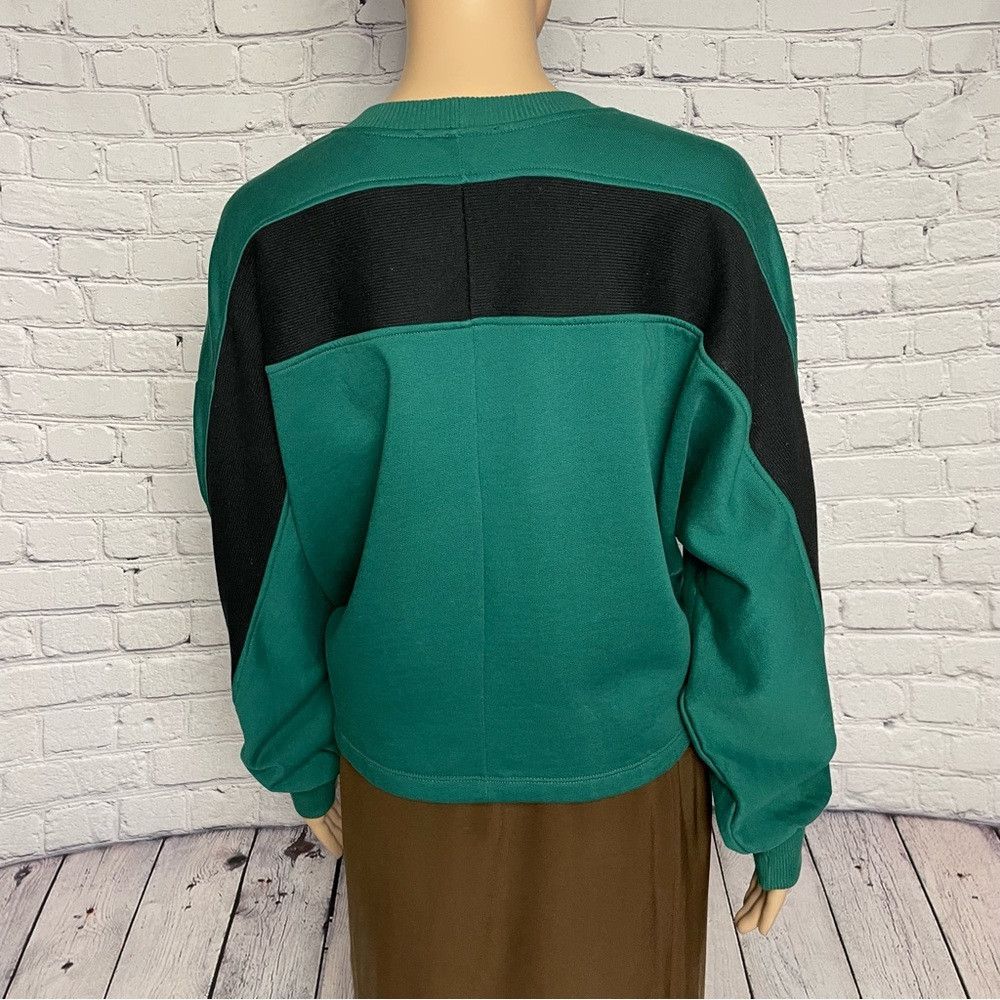 Zara NWT New Zara Green LA Boxy Sweatshirt Size L Size L / US 10 / IT 46 - 4 Thumbnail