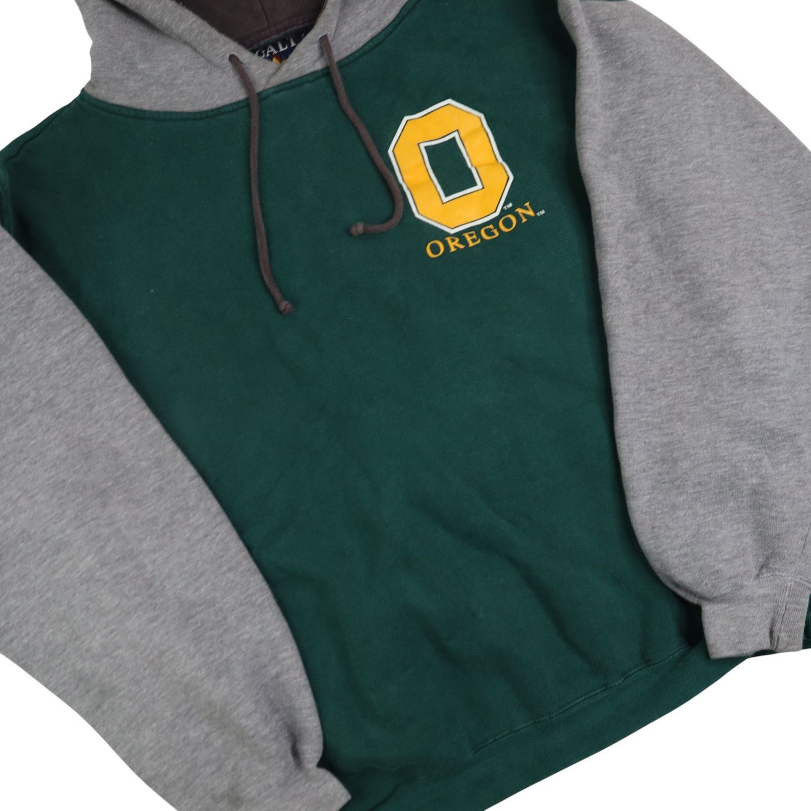 Vintage Vintage Univeristy of Oregon Varsity 2 Tone Hoodie Size US L / EU 52-54 / 3 - 4 Thumbnail