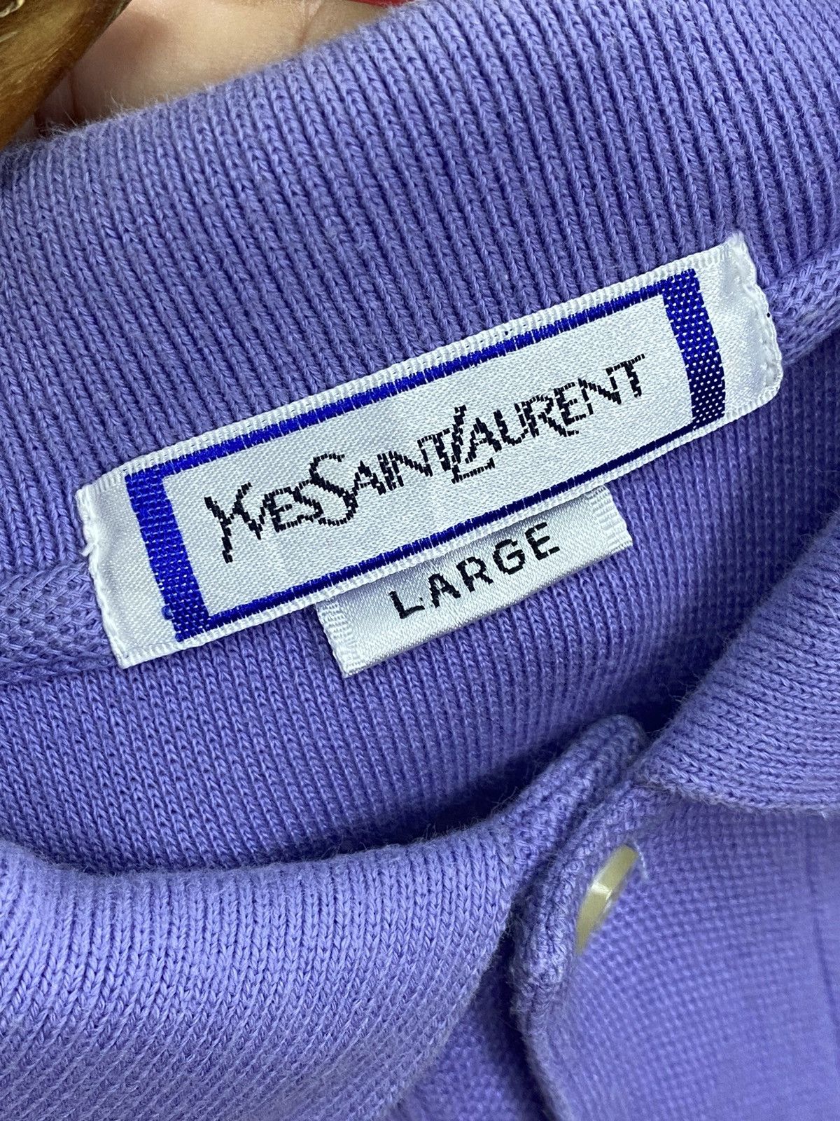 Yves Saint Laurent Vintage 90s Yves Saint Laurent polo Size US L / EU 52-54 / 3 - 12 Thumbnail