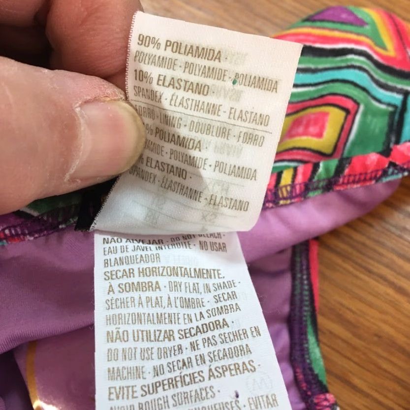 Magnanni VINTAGE Dunnas By Francesca Magnani Women's Bikini Swimsuit XS Purple Diamond Stretch Swimwear 90s Girls Size ONE SIZE - 5 Thumbnail