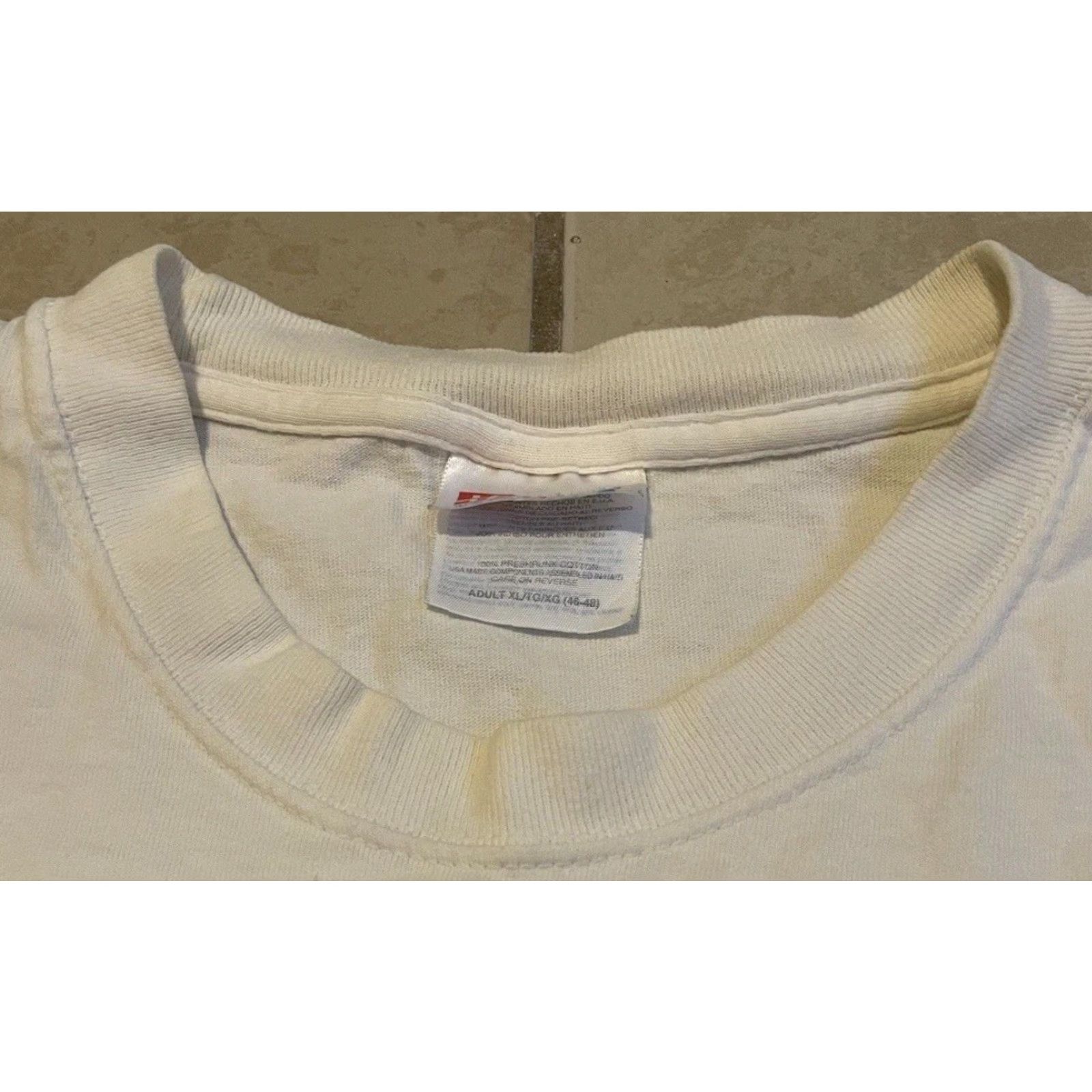 Vintage VINTAGE 90s Wine A Bit You’ll Feel Better Faded Shirt XL Funny Saying Alcohol Beer Shirt Men White Grunge Short Sleeve Rock Humor 90s Western Size US XL / EU 56 / 4 - 6 Thumbnail