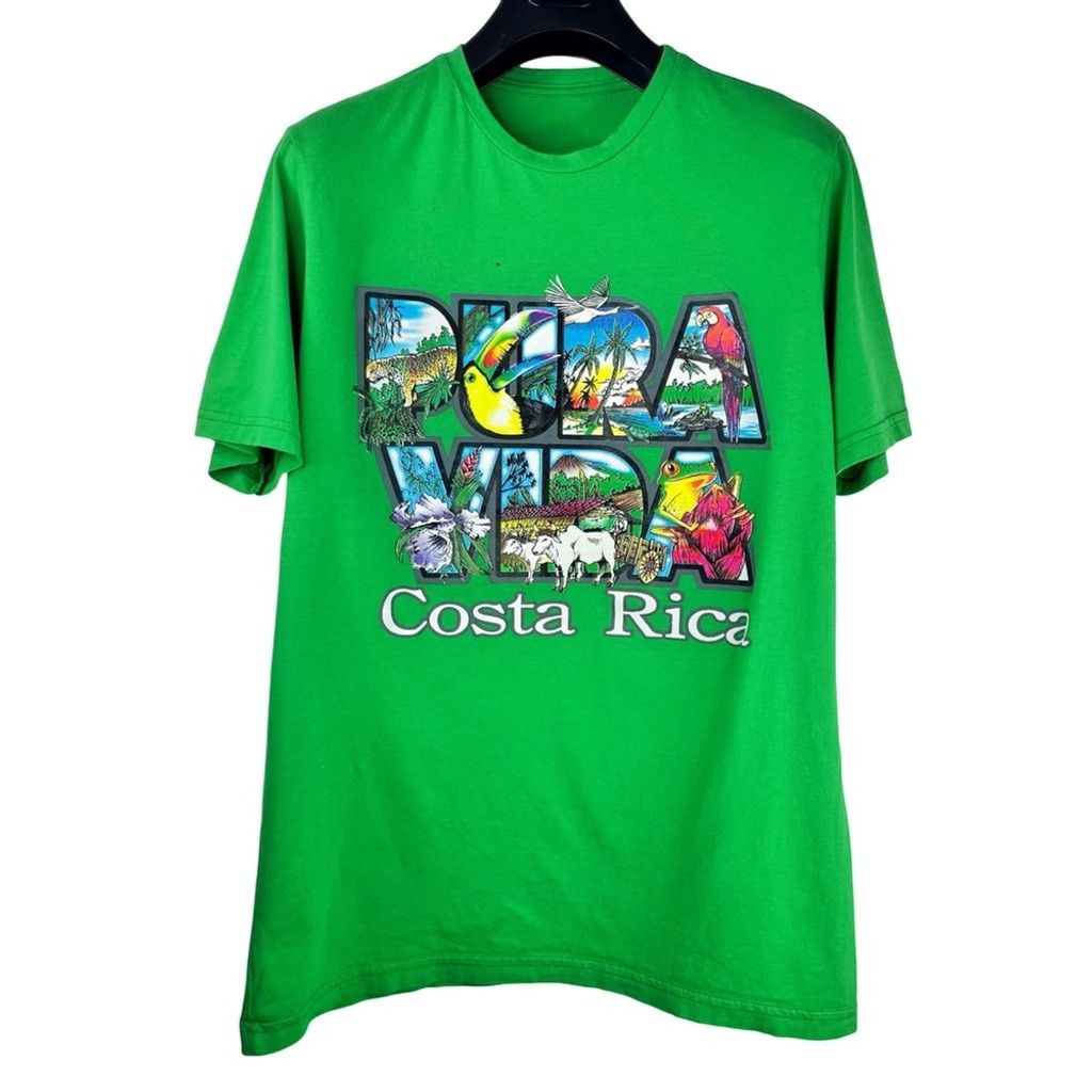 Other PURA VIDA COSTA RICA Men’s Green T-shirt Vivid Nature L-XL Size US L / EU 52-54 / 3 - 1 Thumbnail