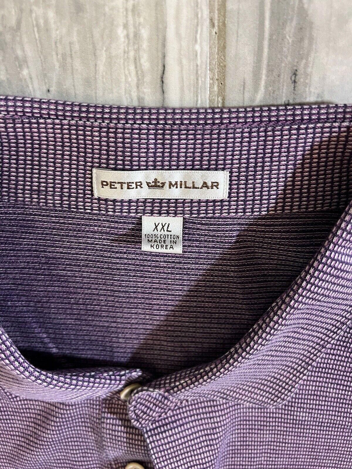 Peter Millar Peter Millar - Men's XXL Short Sleeve Golf Active Polo Shirt Size US XXL / EU 58 / 5 - 2 Thumbnail