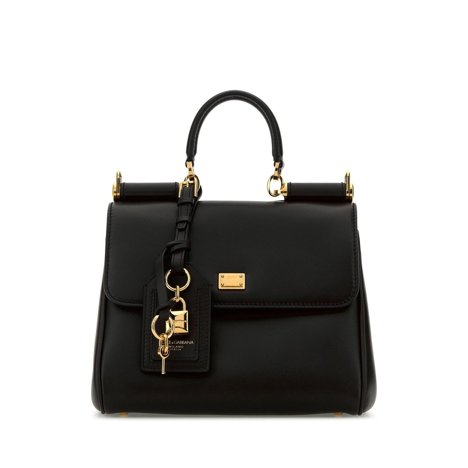 DOLCE&GABBANA My Sicily Black Top Handle Bag New & Authentic