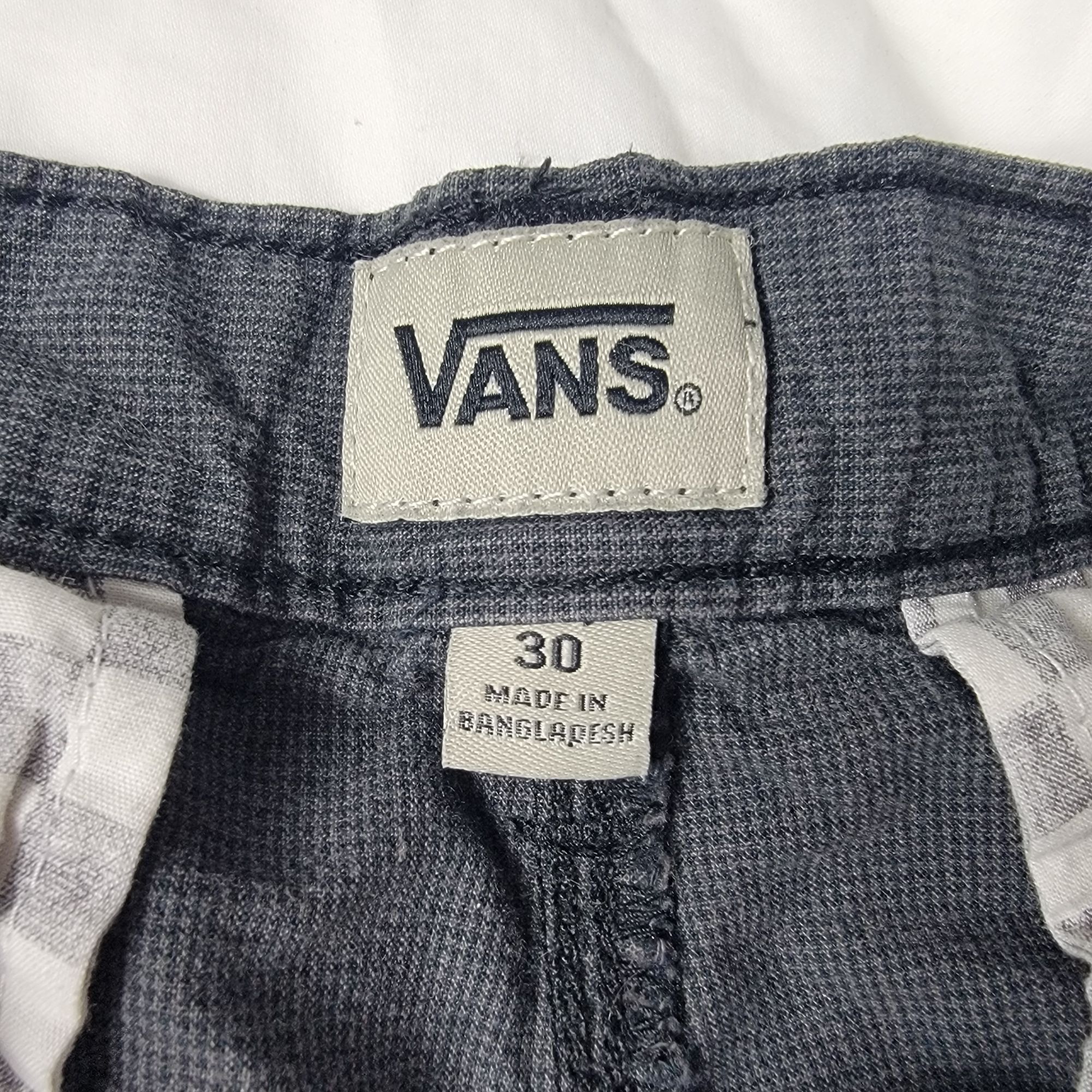 Vans Vans Mens Size 30 Gray Casual Shorts Outdoors Summer Beach H Size US 30 / EU 46 - 4 Thumbnail