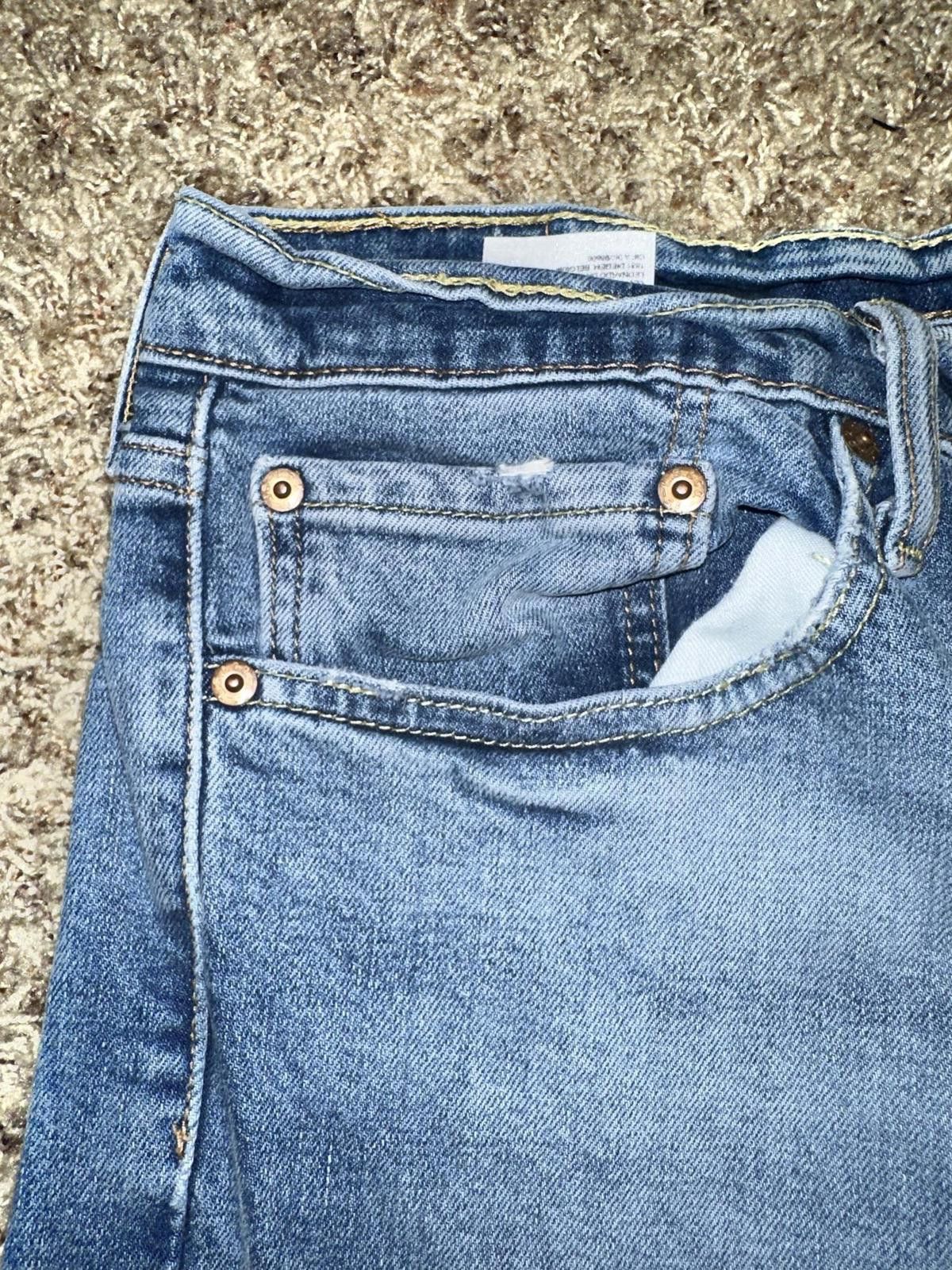 Levi's Men's Levi 511 Light Washed Blue Denim Pants Size US 36 / EU 52 - 2 Thumbnail