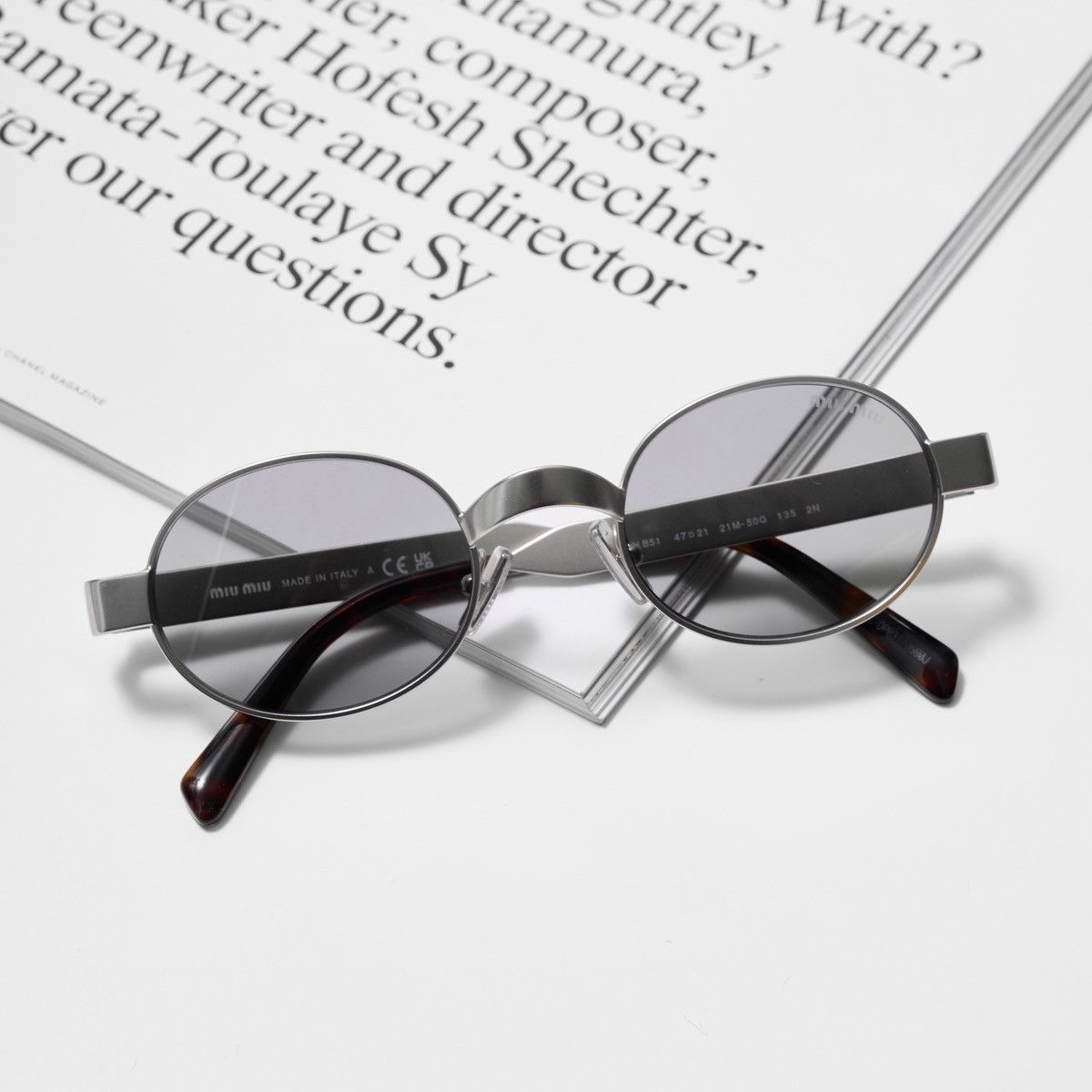 Miu Miu MIU MIU 0MU B51S 21M50Q SUNGLASSES Size ONE SIZE - 6 Thumbnail