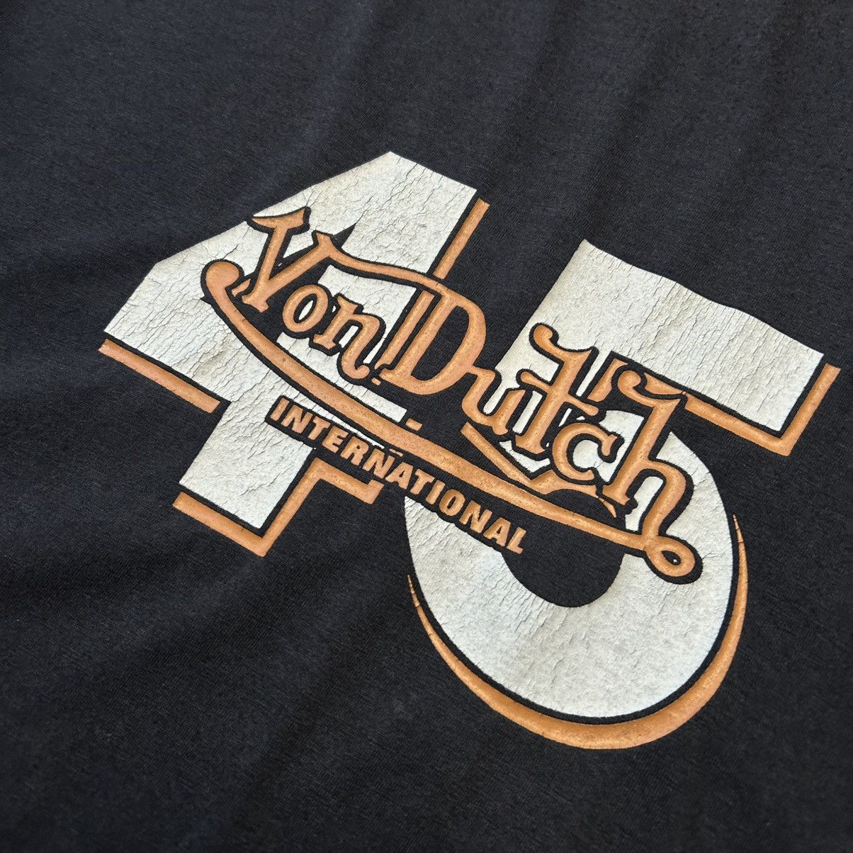 Von Dutch Vintage Von Dutch Big Logo Black Streetwear japan tee Size US L / EU 52-54 / 3 - 3 Thumbnail
