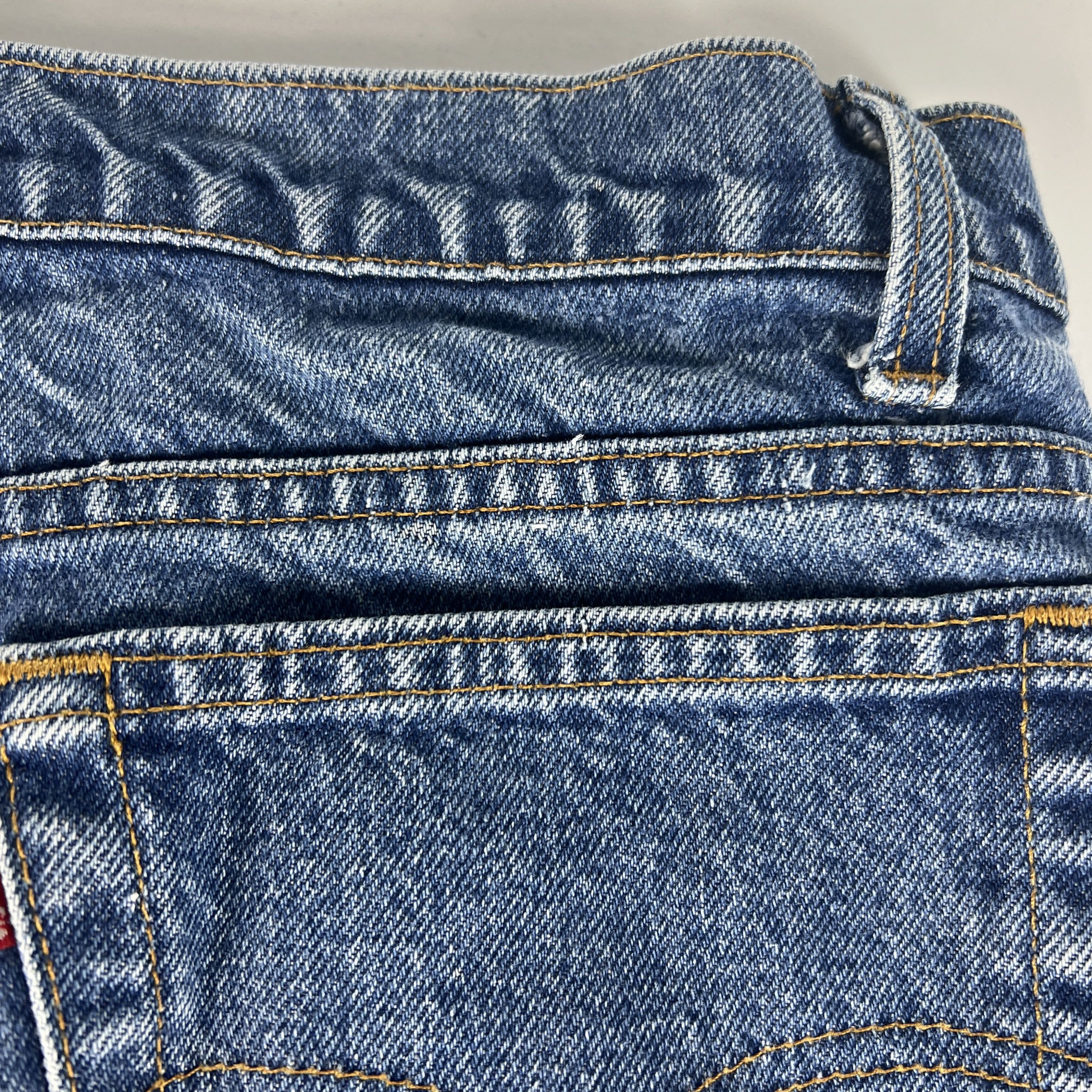 Levi's × Vintage VTG 90s Levi's Jeans 505 Straight Blue Faded Cotton Denim Size US 36 / EU 52 - 13 Thumbnail