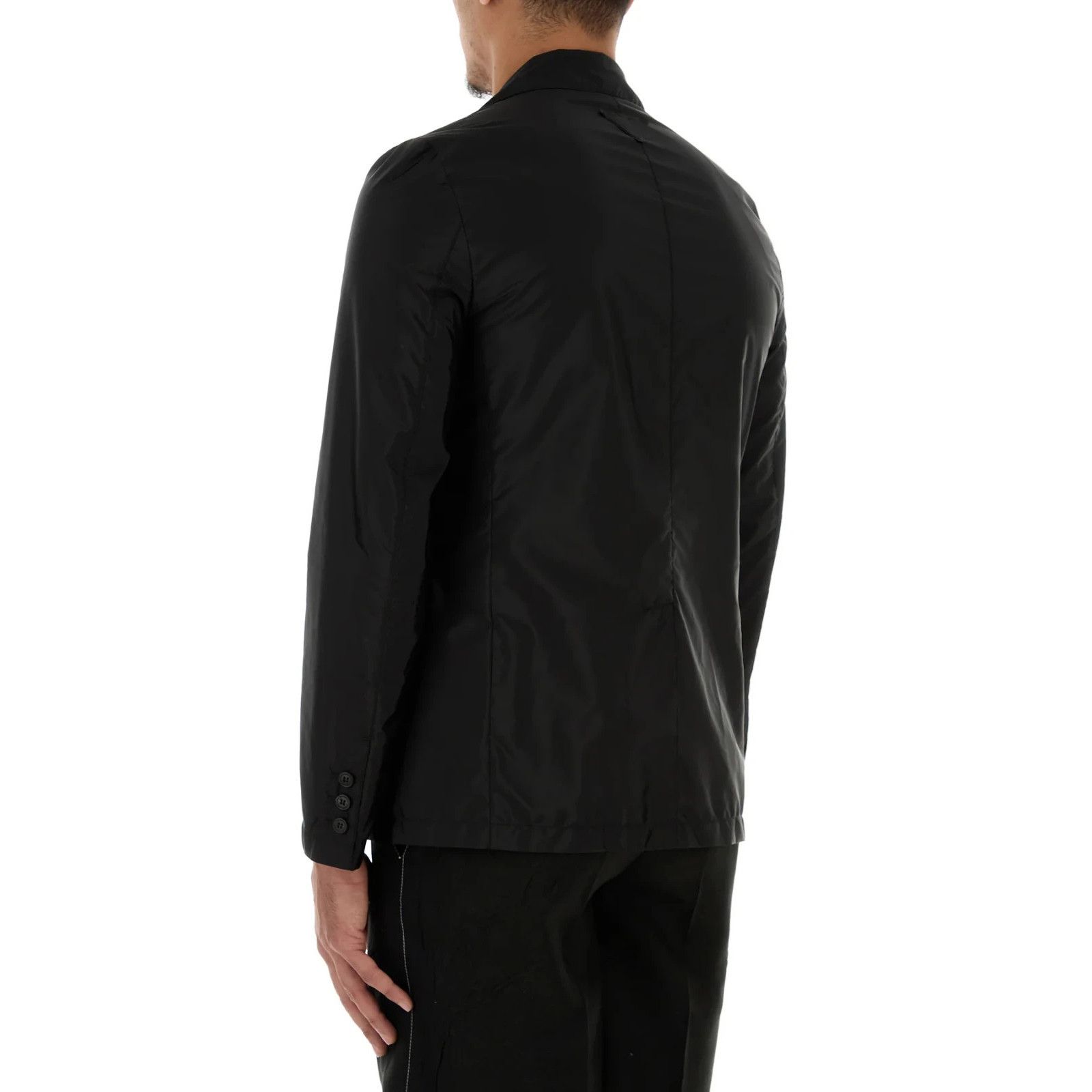 Prada PRADA Black Re-Nylon Blazer New & Authentic (Men's size:52;) Size US L / EU 52-54 / 3 - 4 Thumbnail