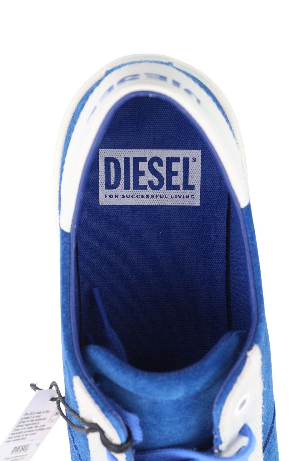 Diesel S-MYDORI LC EU44.5 Blue Suede Leather 41540 Size US 11.5 / EU 44-45 - 8 Thumbnail