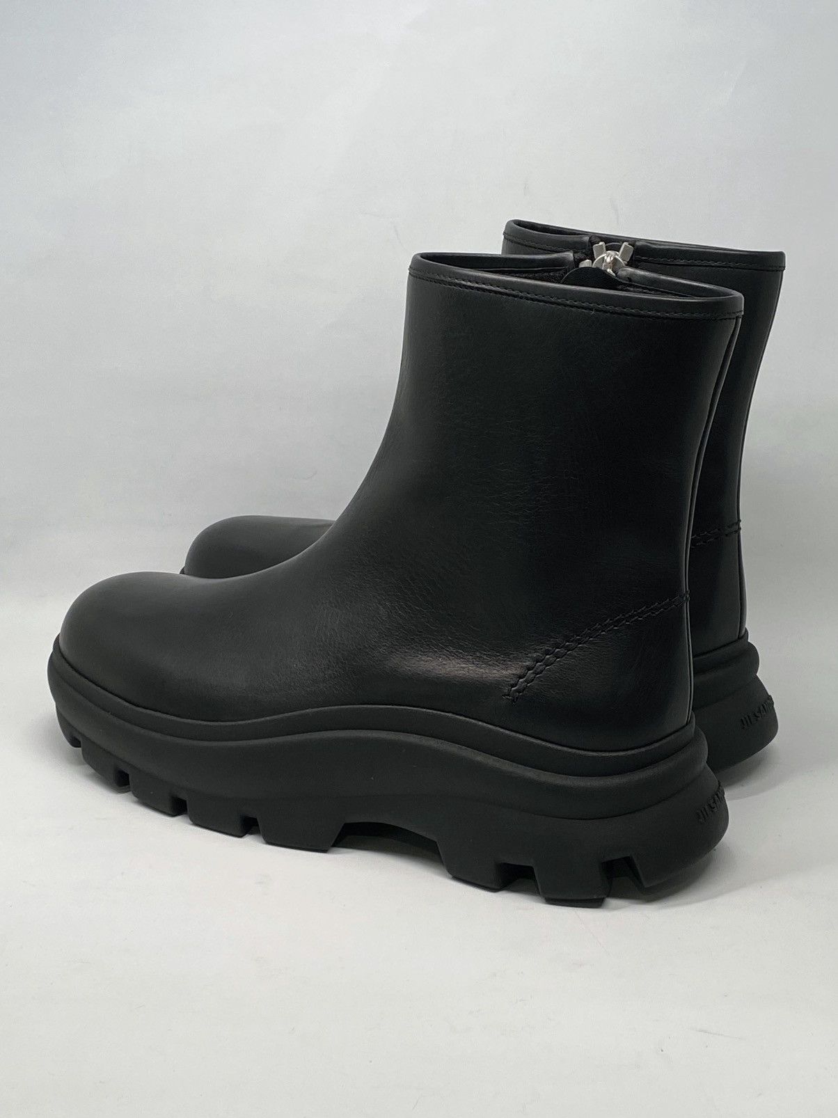 Jil Sander Jil Sander Leather Zip Ankle boots size 41/us size 8 Size US 8 / EU 41 - 10 Thumbnail