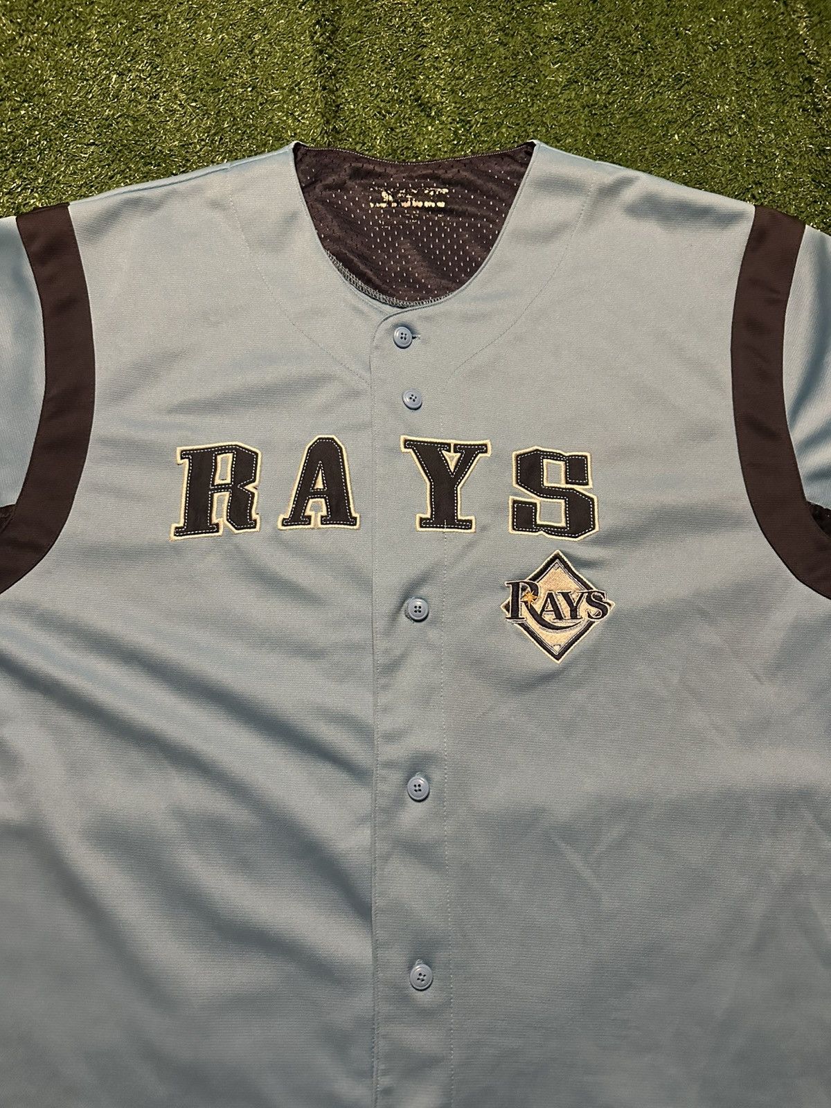 MLB Vintage Y2K True Fan MLB Tampa Bay Rays Baseball Jersey Size US XL / EU 56 / 4 - 2 Thumbnail