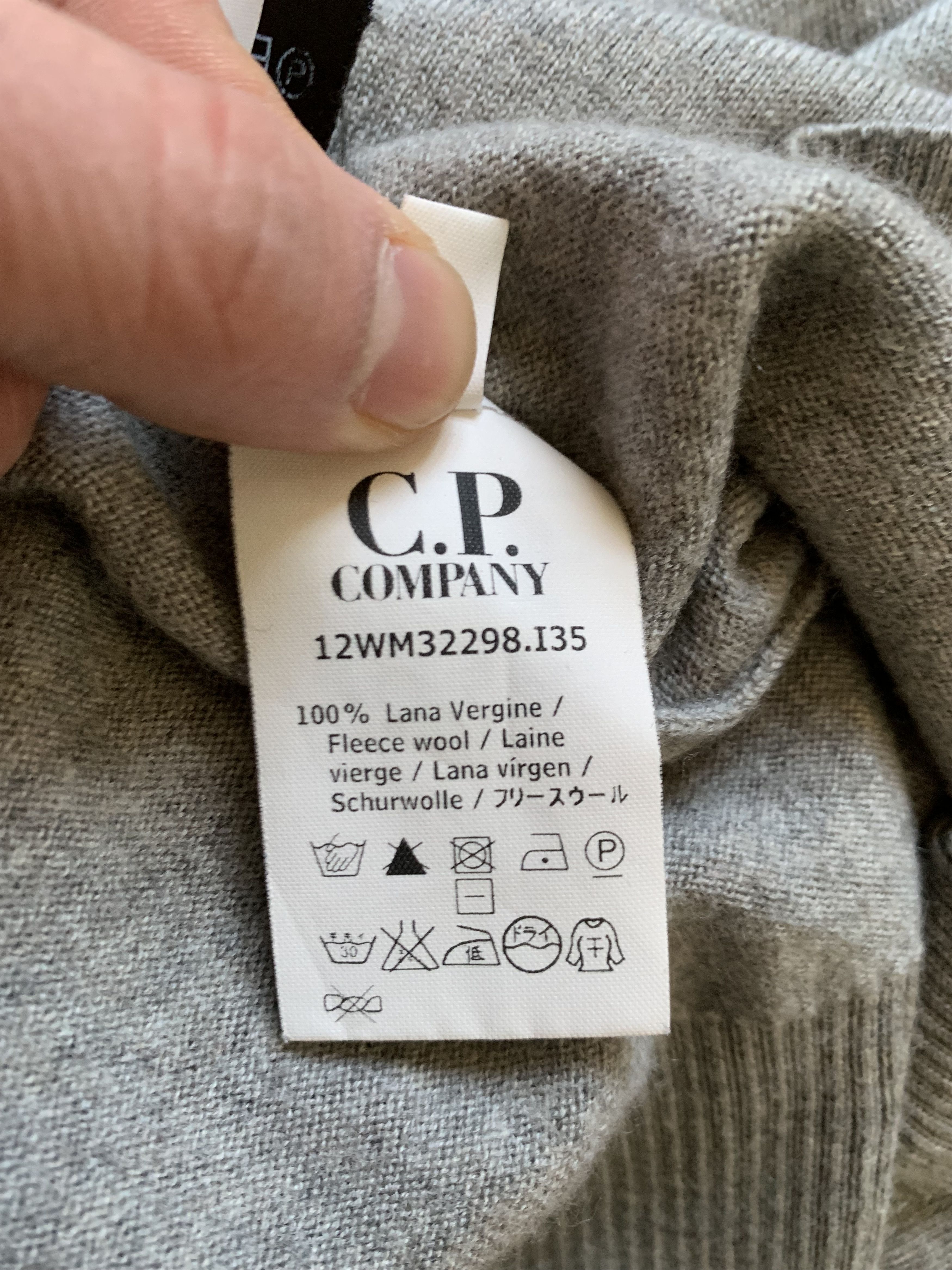 C.P. Company × Vintage Vintage C.P Company Grey Wool Sweater Size US M / EU 48-50 / 2 - 12 Thumbnail