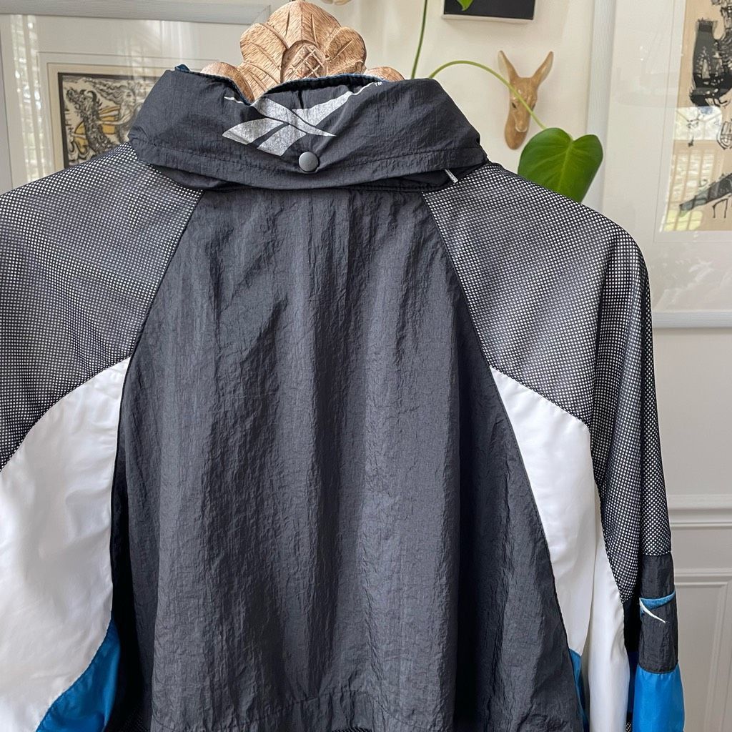 Reebok Vintage 90s Reebok Windbreaker Pullover 1/2 Zip XL Size US XL / EU 56 / 4 - 4 Thumbnail