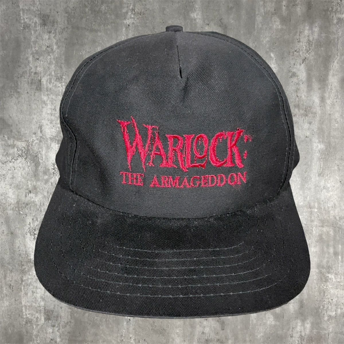 Vintage Vintage 1993 Warlock The Armageddon Move Promo Snapback Hat Size ONE SIZE - 2 Thumbnail