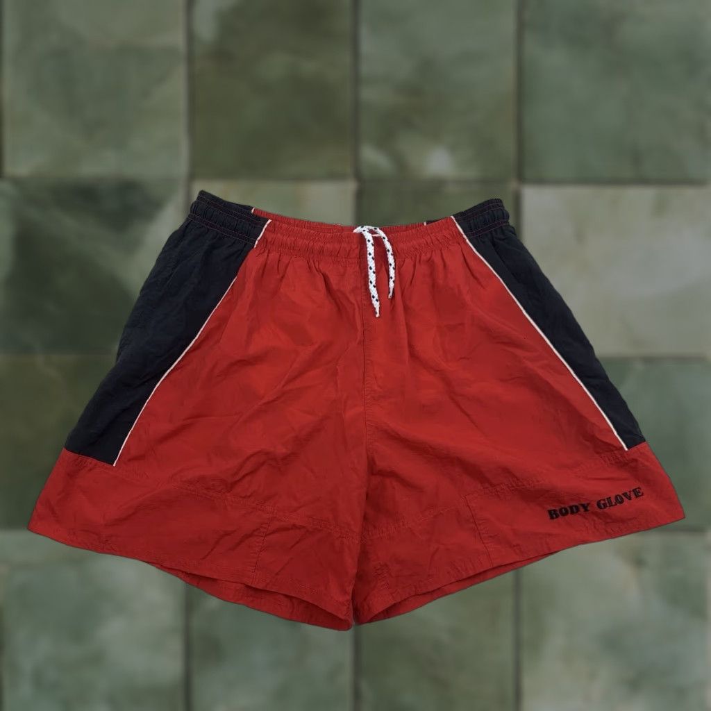 Body Glove VINTAGE Body Glove Swim Trunks Men 2XL Red Trunks Beach Pool 90s USA Swimsuit Shorts Size US 39 - 1 Thumbnail
