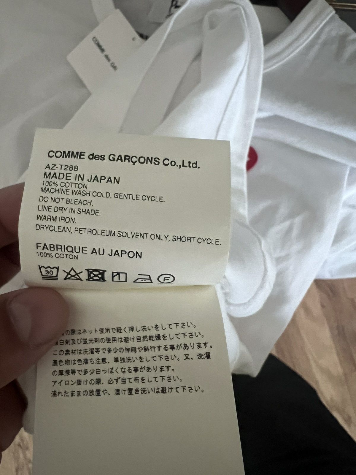Comme des Garcons COMMES DES GARÇONS PLAY Double Heart T-Shirt Size US XXL / EU 58 / 5 - 4 Thumbnail
