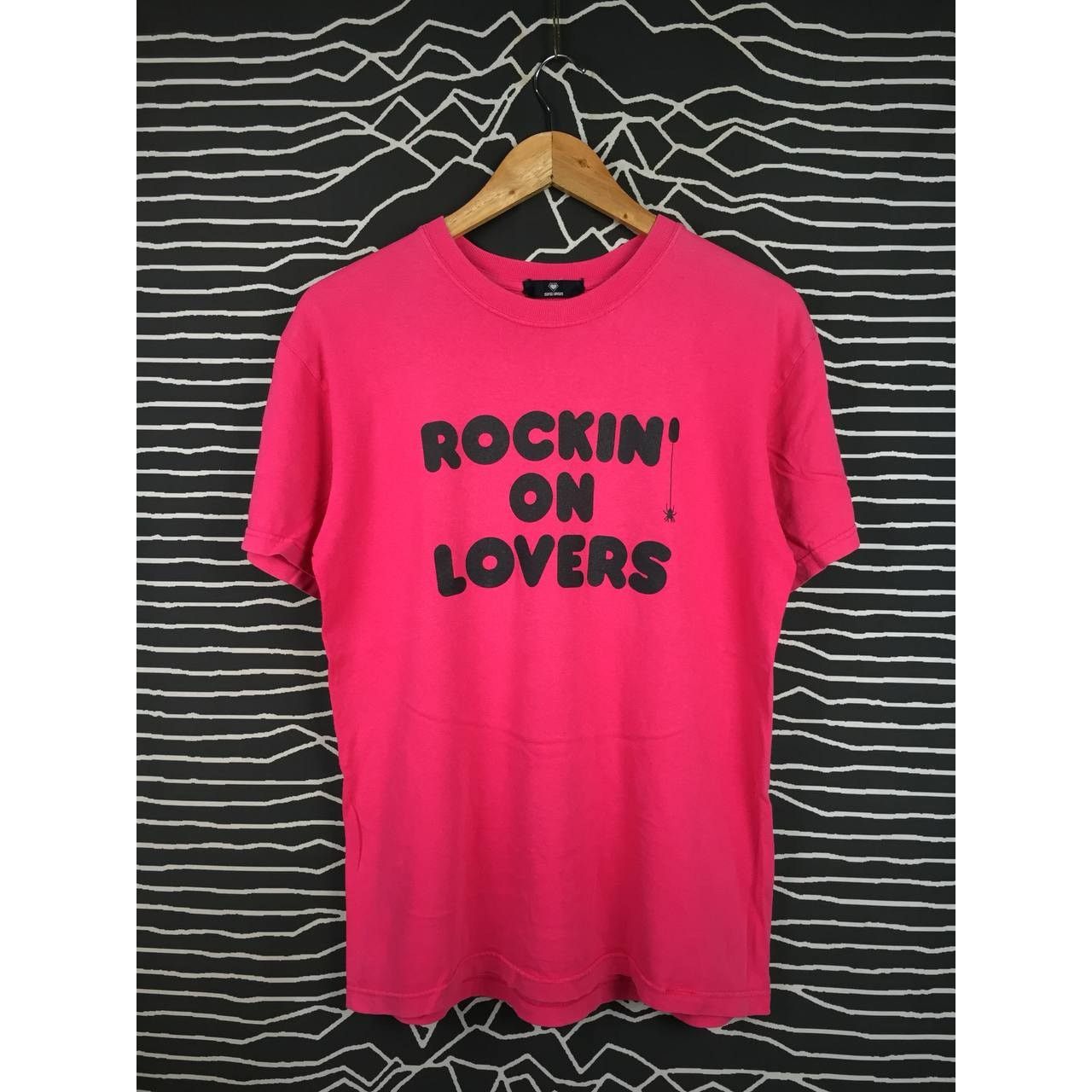 Japanese Brand Vtg 90s Super Lovers Rockin' On Lovers Skull Spider Web Tee Size US M / EU 48-50 / 2 - 6 Thumbnail