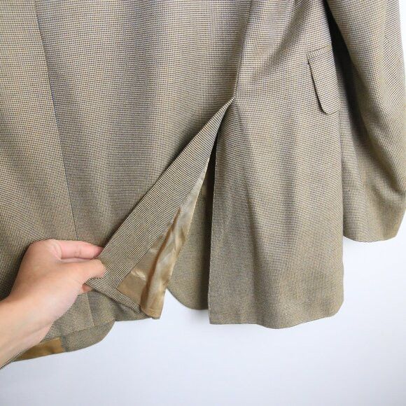 Arnold Brant Arnold Brant 100% Bamboo Single Breasted Tailored Blazer Size 40S - 8 Thumbnail