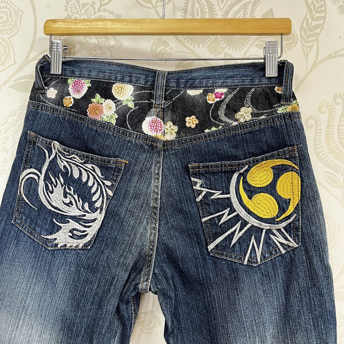 If Six Was Nine × Japanese Brand × Kamakura Vintage Karakuri Japan Denim Jeans Size US 29 - 19 Thumbnail