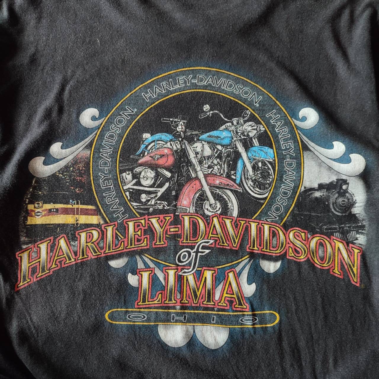 Harley Davidson × Vintage Vintage 1996 Harley Davidson (Resize T Shirt!) Size US M / EU 48-50 / 2 - 4 Thumbnail