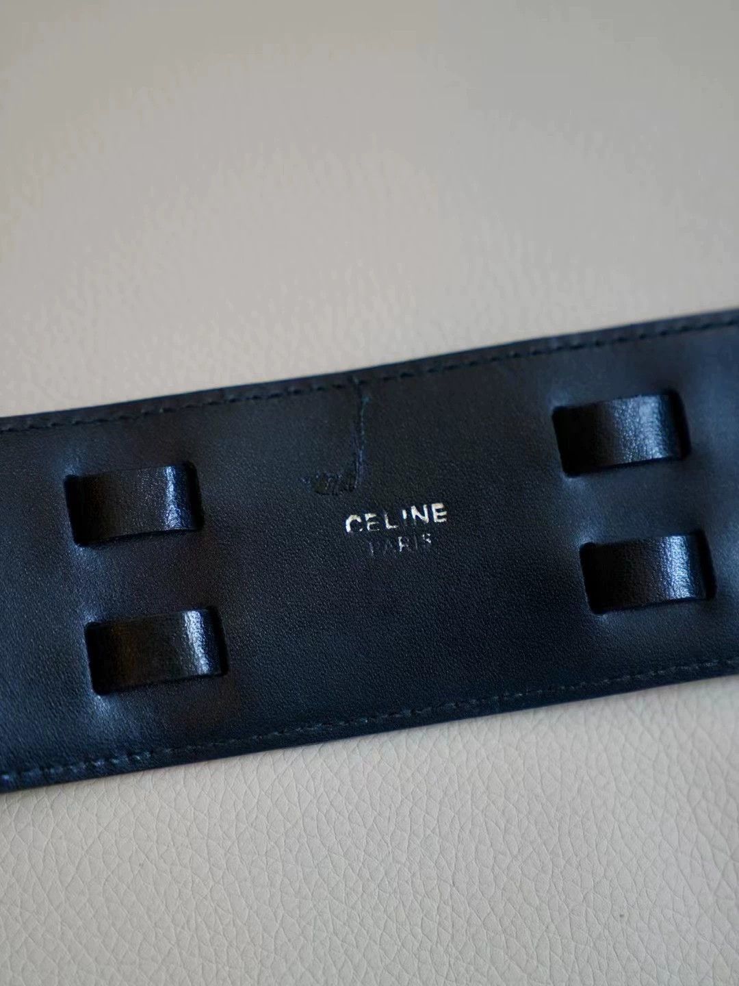 Celine Celine Vintage Belt Poster Series 5cm XS Size ONE SIZE - 8 Thumbnail